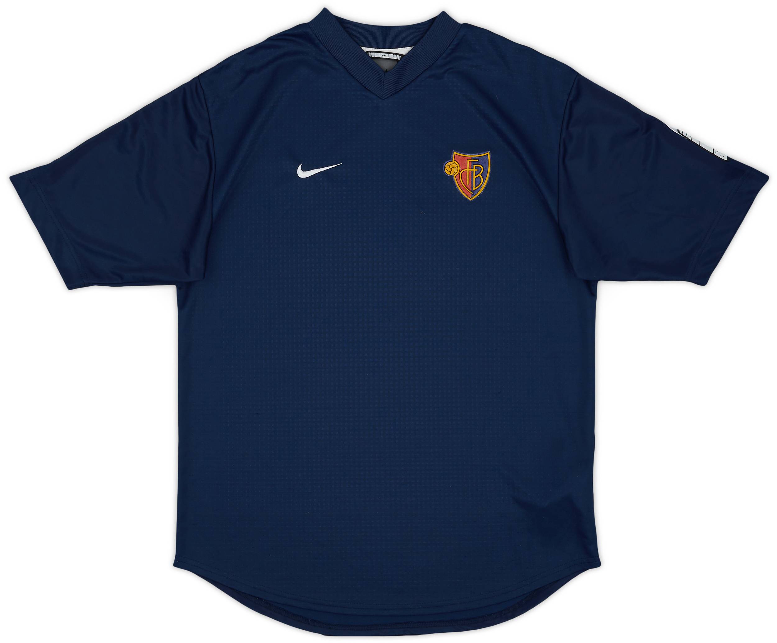 2002-03 FC Basel Nike Training Shirt - 8/10 - (S)