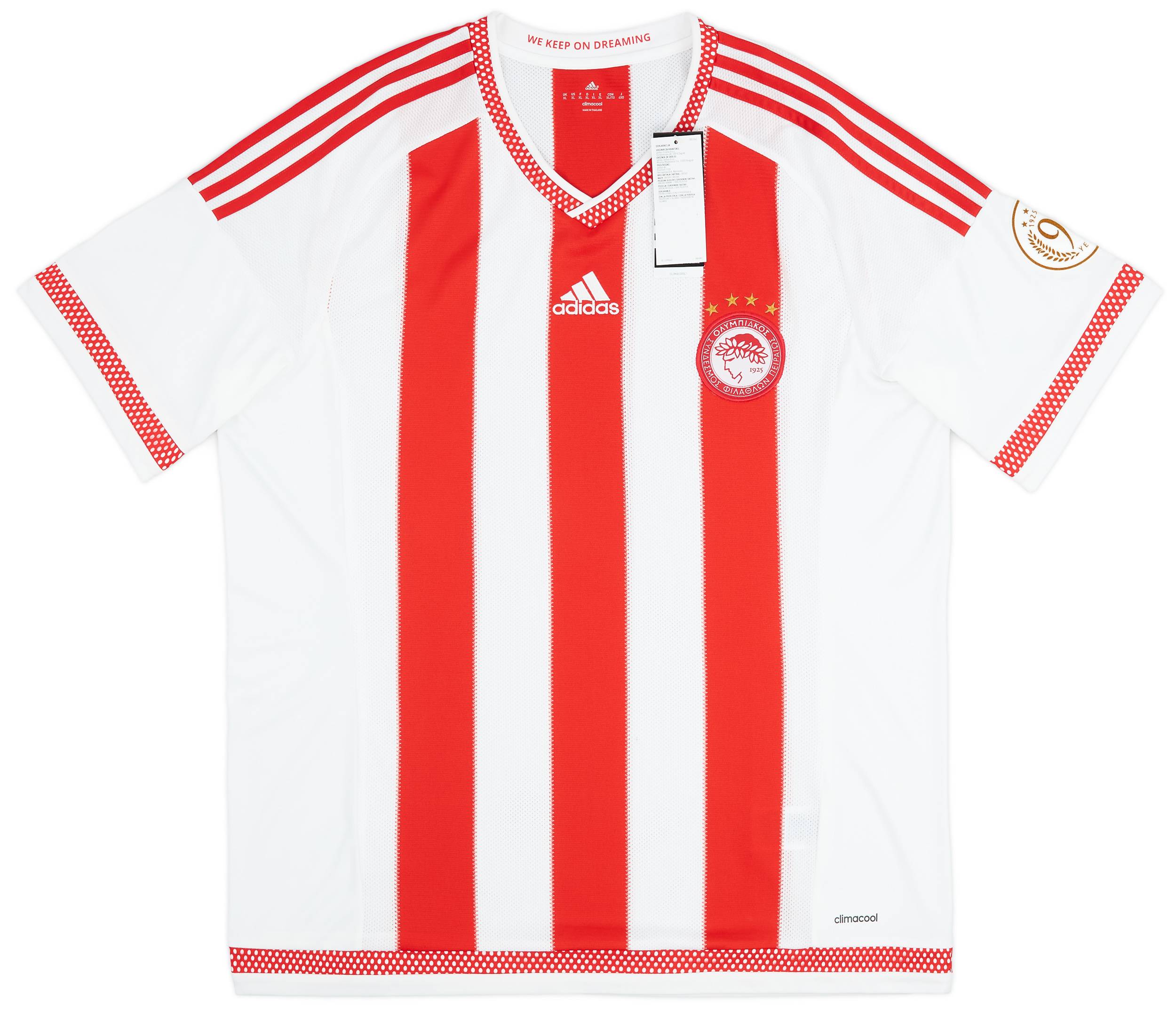 2015-16 Olympiakos Home Shirt (XL)
