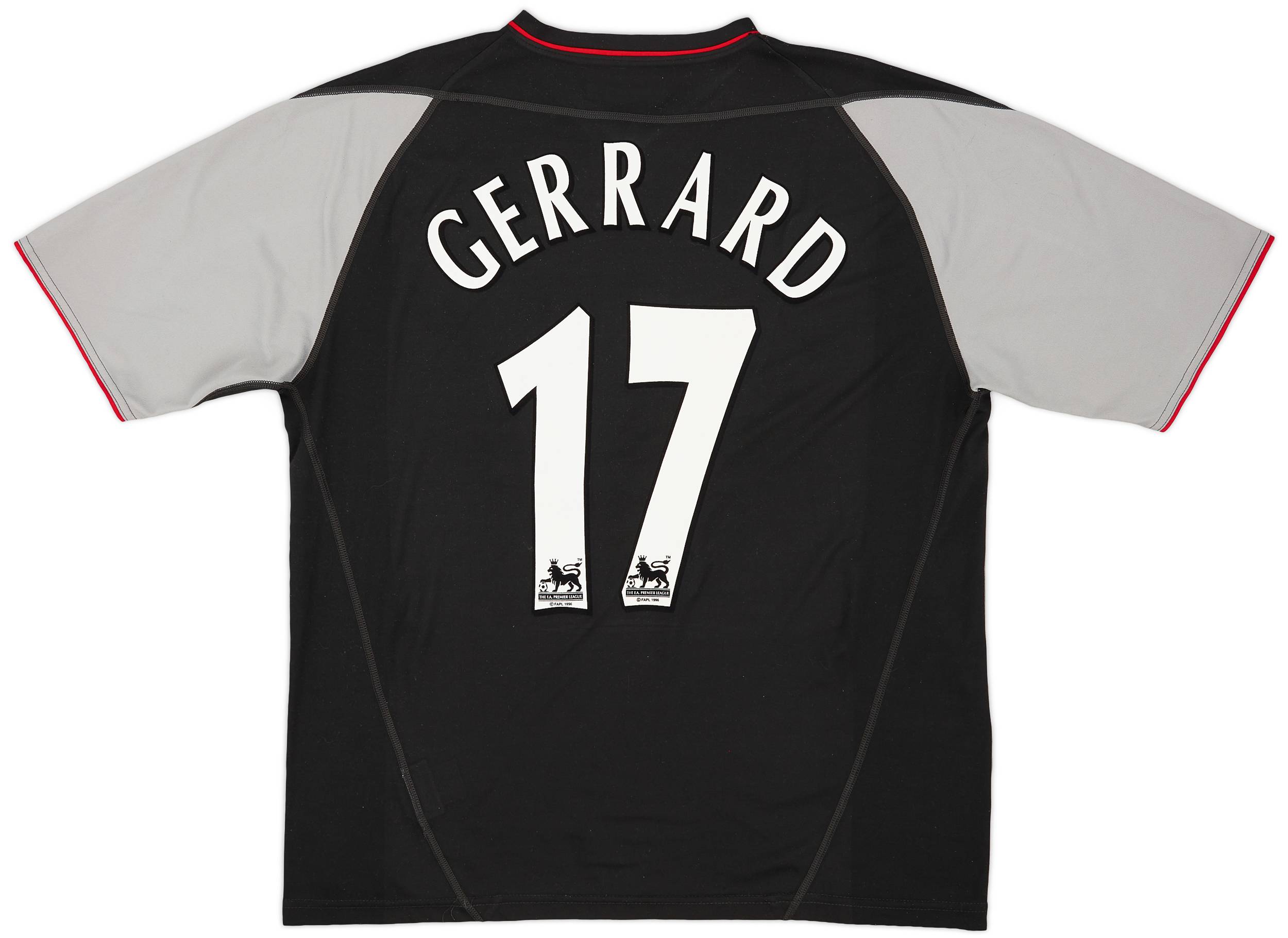 2002-04 Liverpool Away Shirt Gerrard #8 - 7/10 - (L)