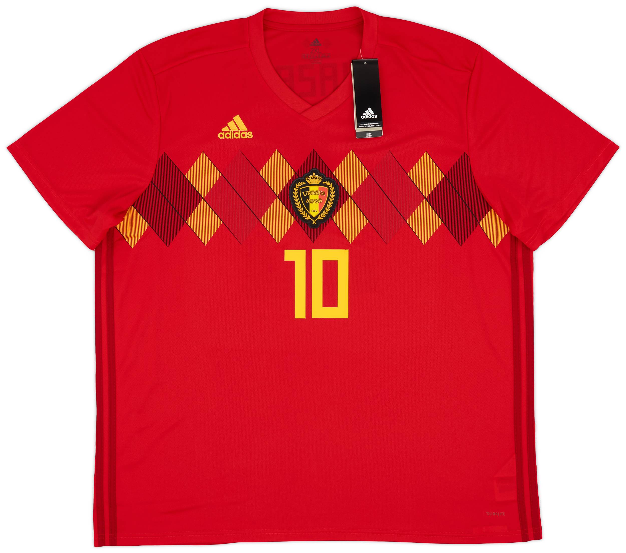 2020-21 Belgium Home Shirt E.Hazard #10 - 8/10 - (L)