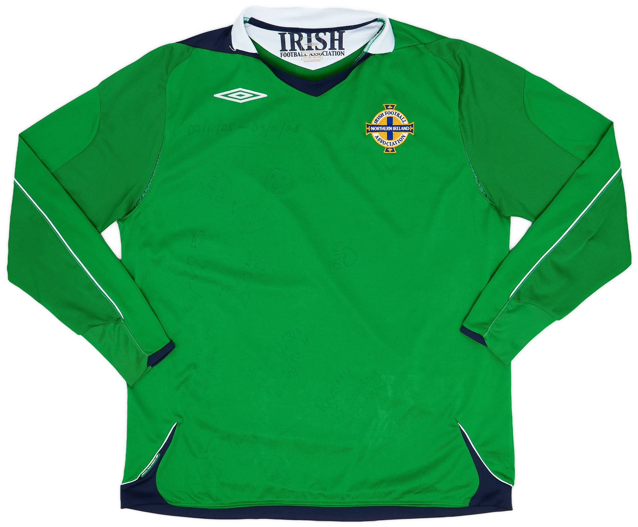 2006-08 Northern Ireland Home L/S Shirt - 5/10 - (XL)