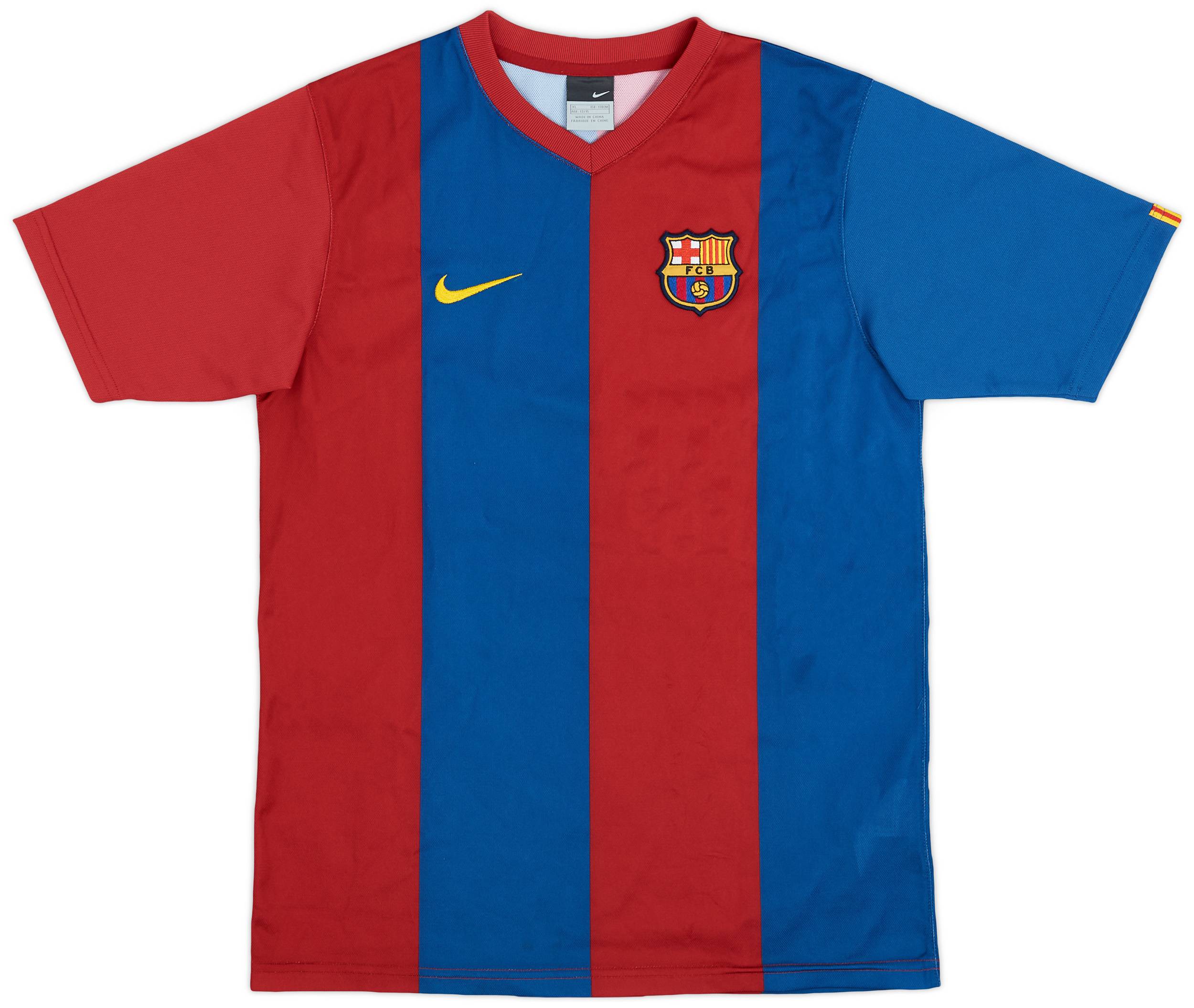 2006-07 Barcelona Basic Home Shirt - 9/10 - (XL.Boys)