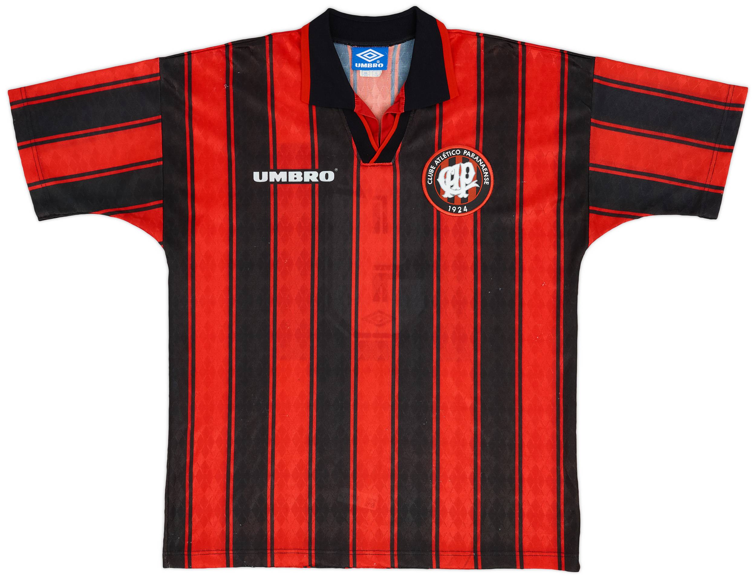1997 Atletico Paranaense Home Shirt #9 - 9/10 - (L)