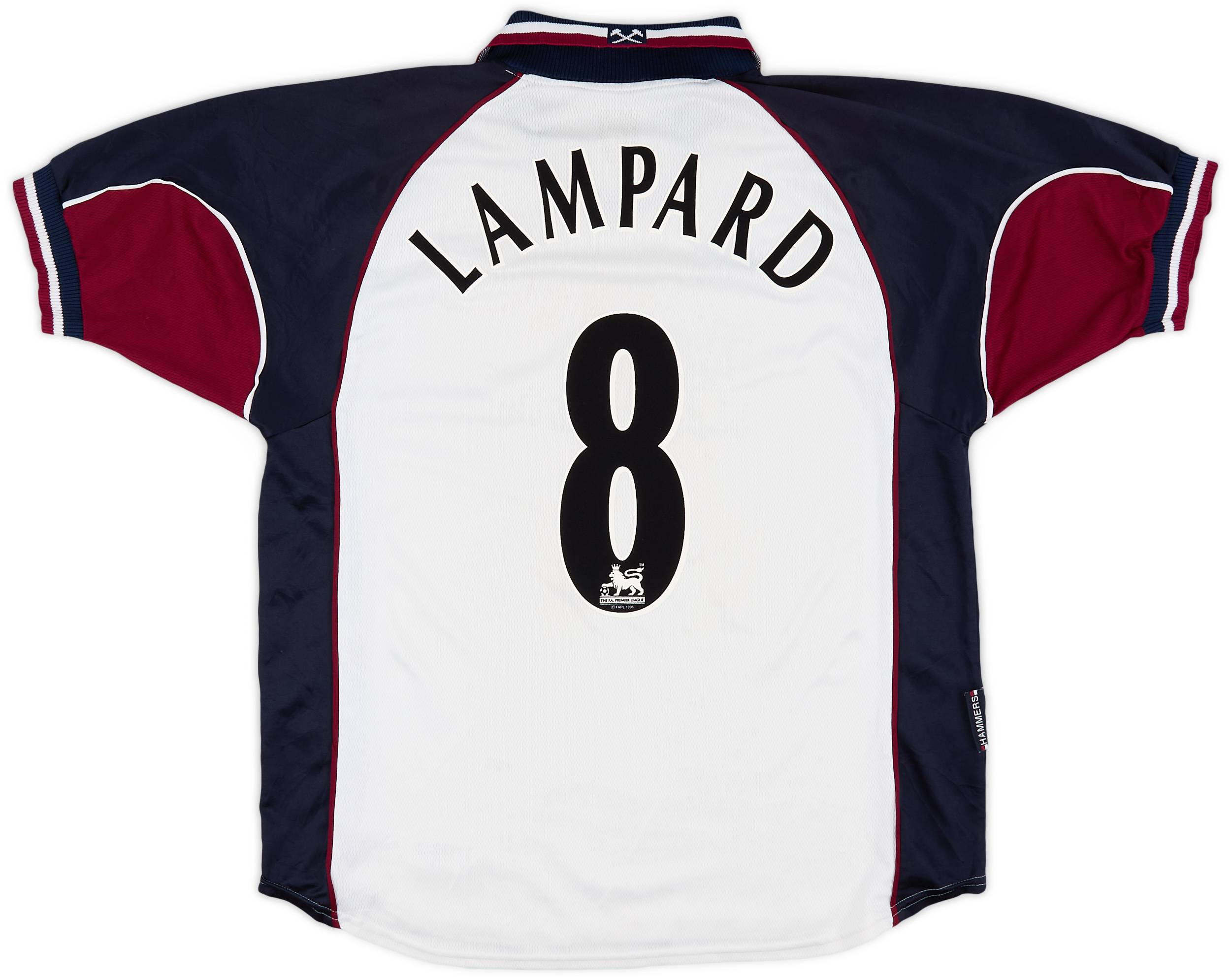 1999-01 West Ham Away Shirt Lampard #8 - 6/10 - (XL)