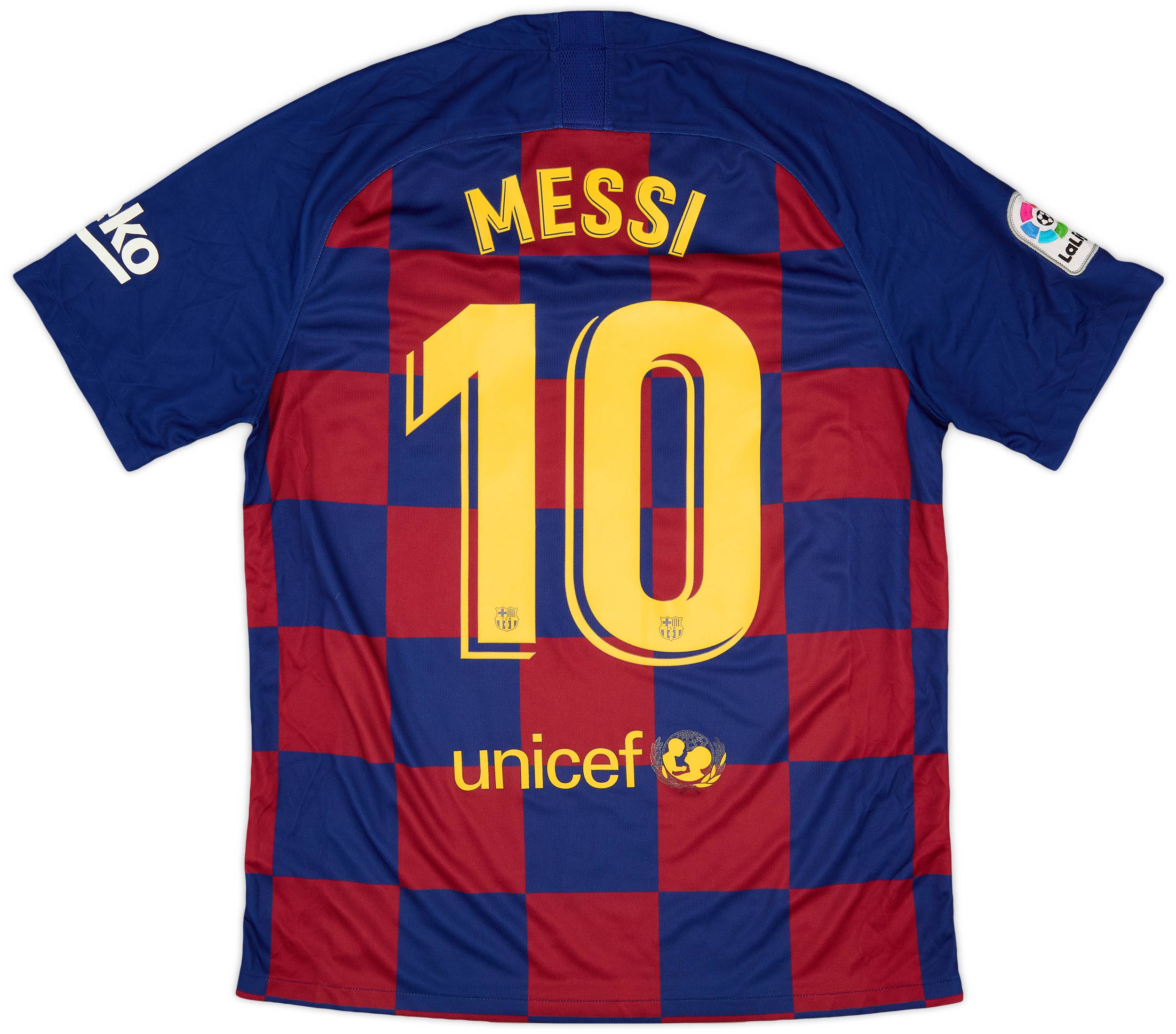 2019-20 Barcelona Home Shirt Messi #10 - 5/10 - (L)