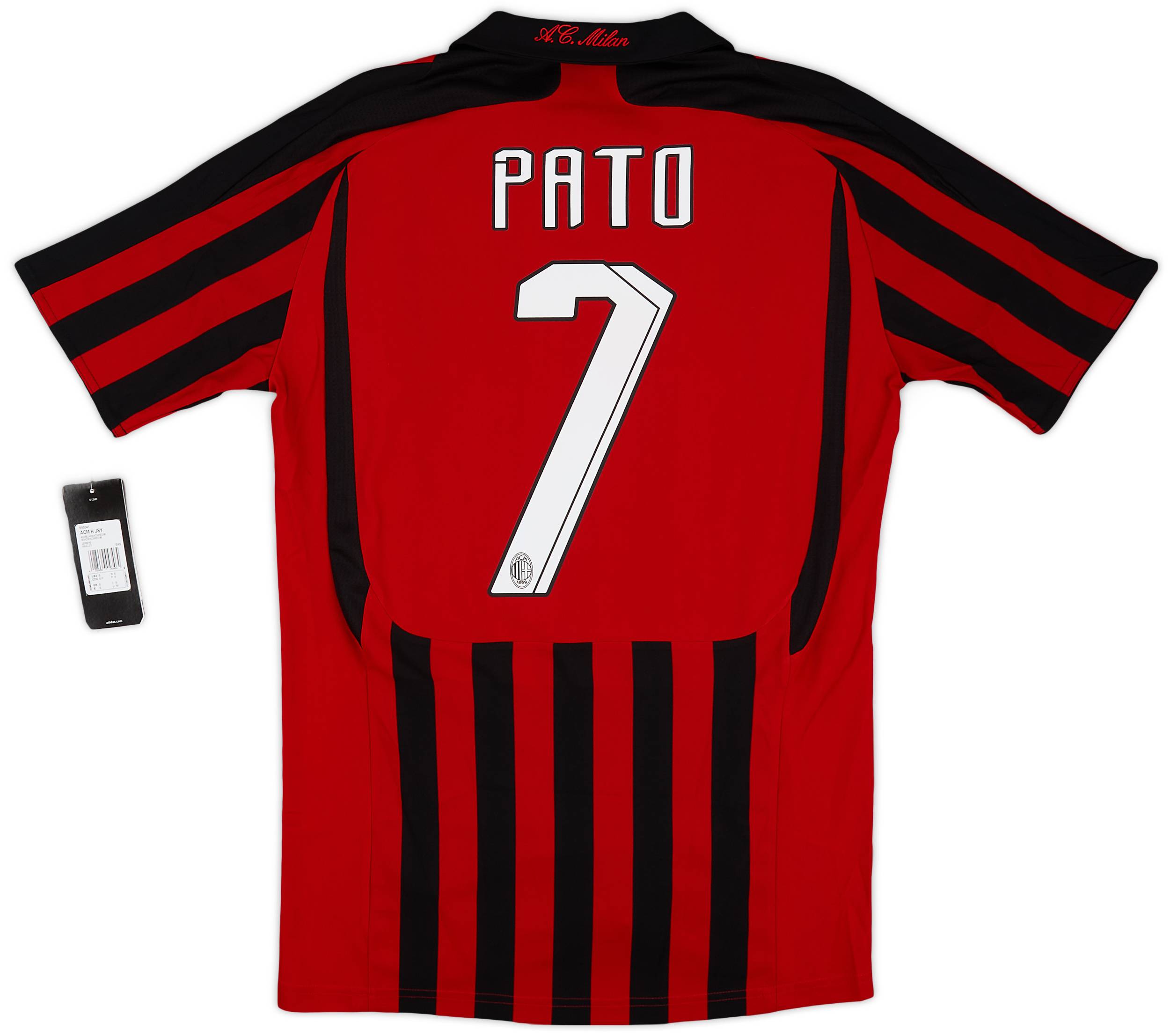 2007-08 AC Milan Home Shirt Pato #7 (S)