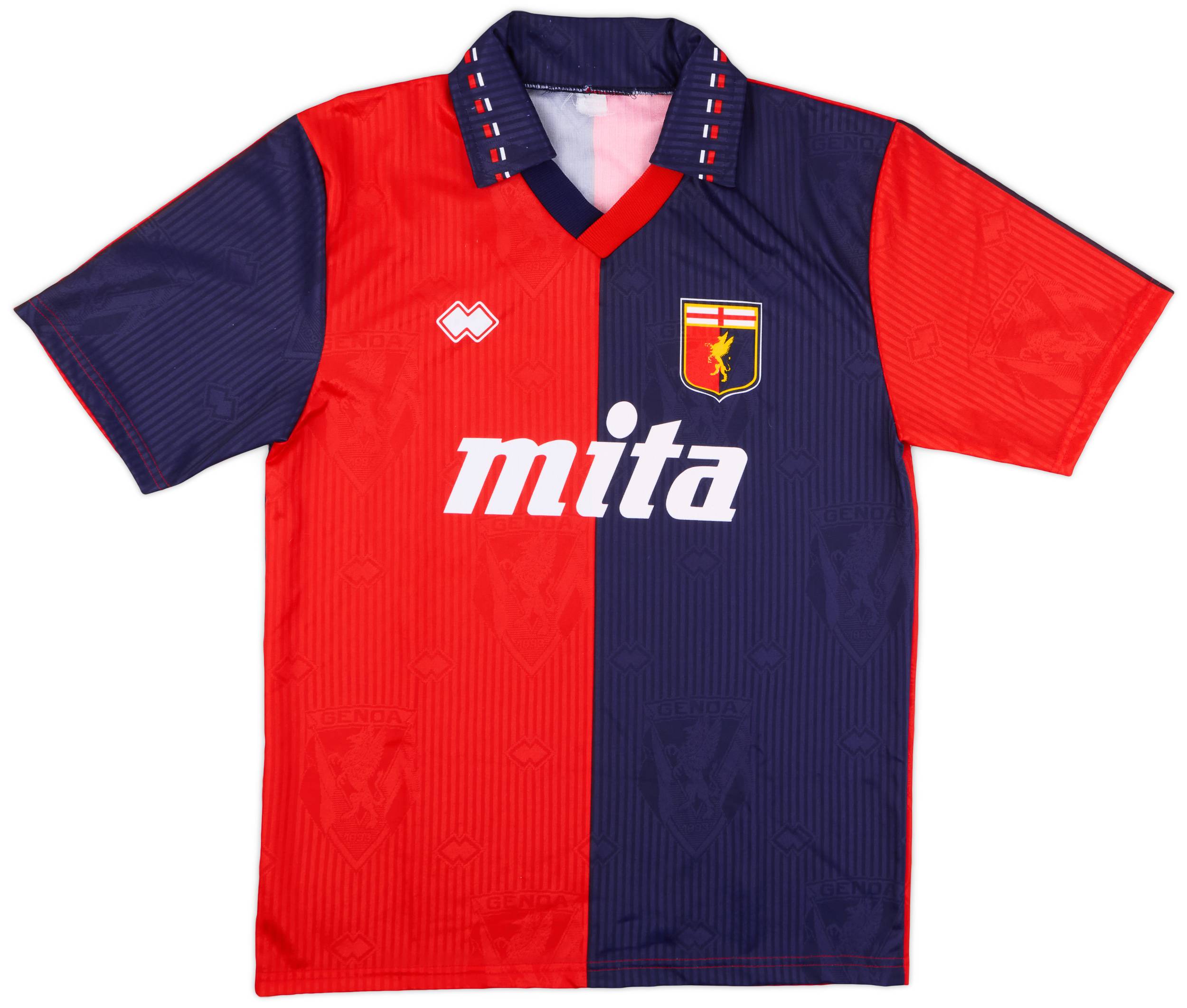 1991-92 Genoa Home Shirt - 9/10 - (M)