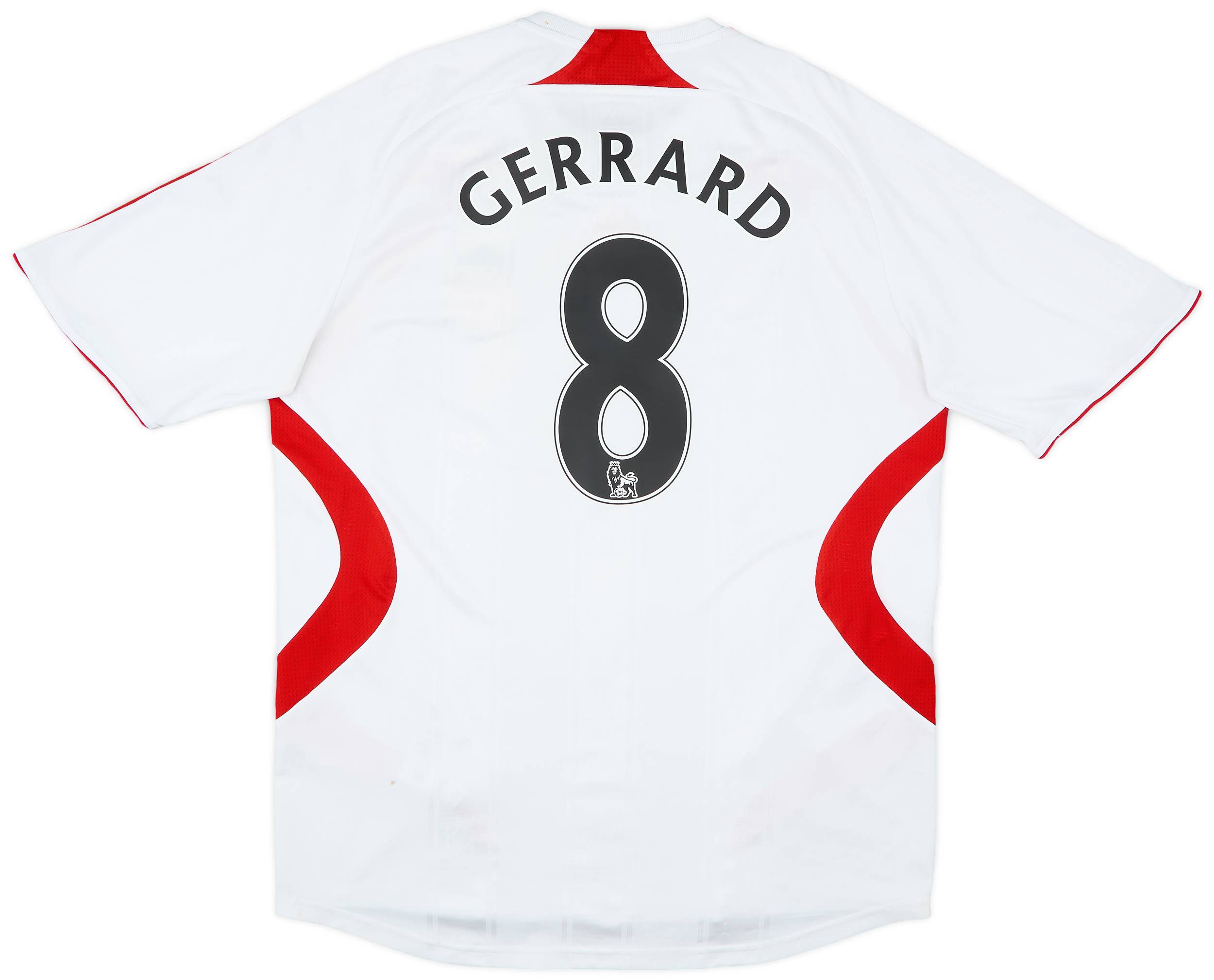 2007-08 Liverpool Away Shirt Gerrard #8
