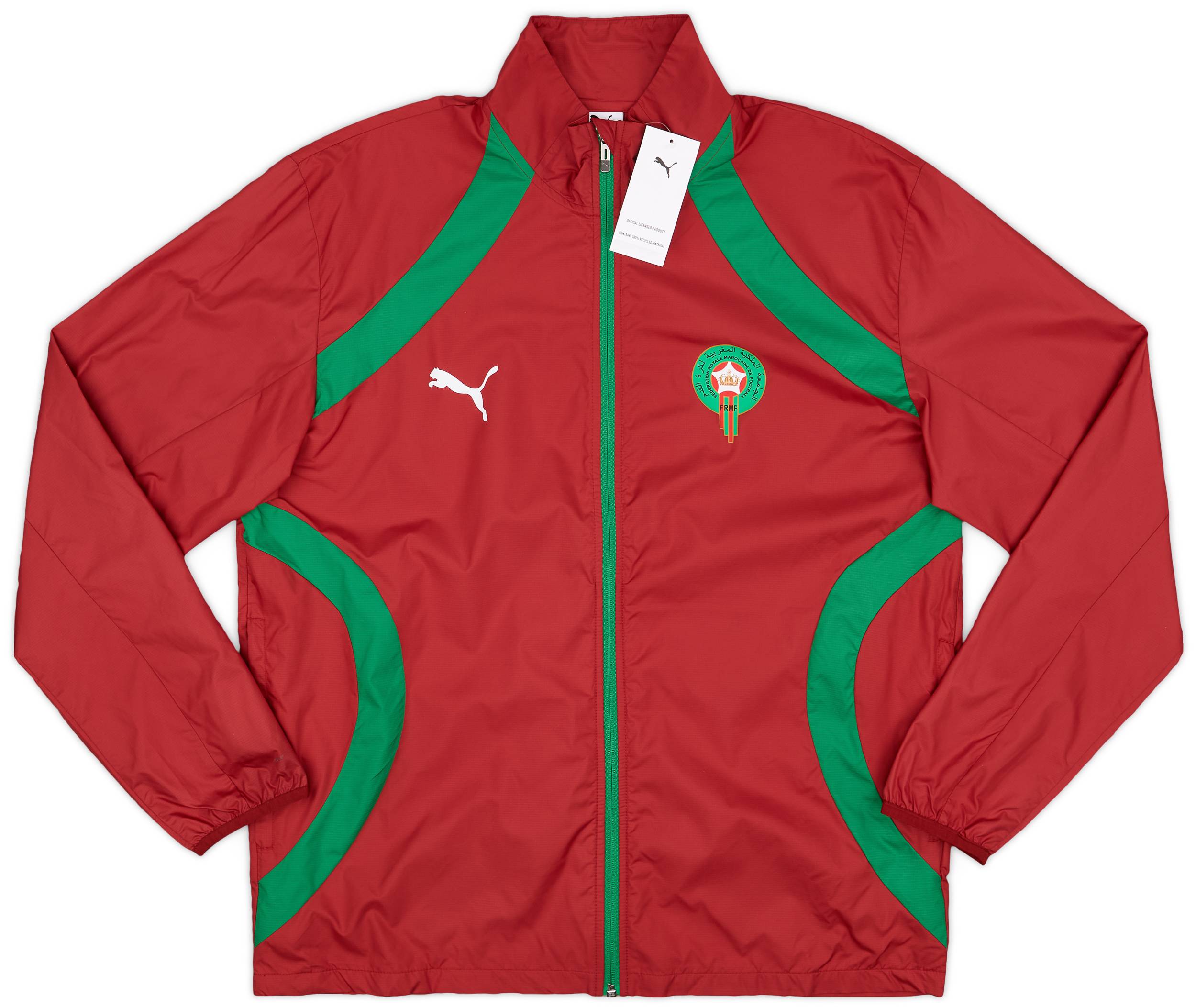 PUMA サッカー モロッコ代表 トラックジャケット US・L 未使用 希少 2025-26 Morocco Puma Pre-Match Jacket