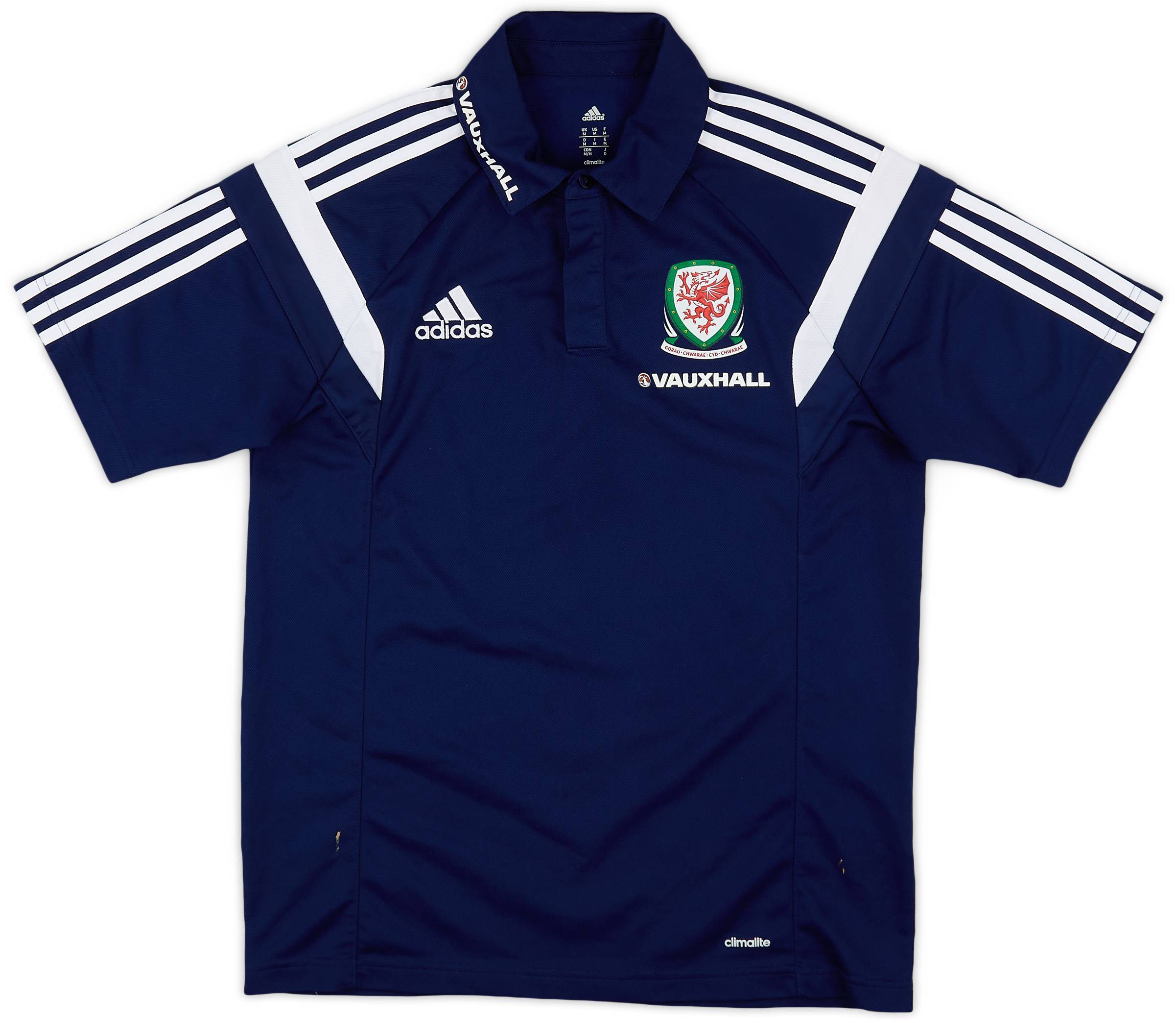 2013-14 Wales adidas Travel Polo - 7/10 - (M)