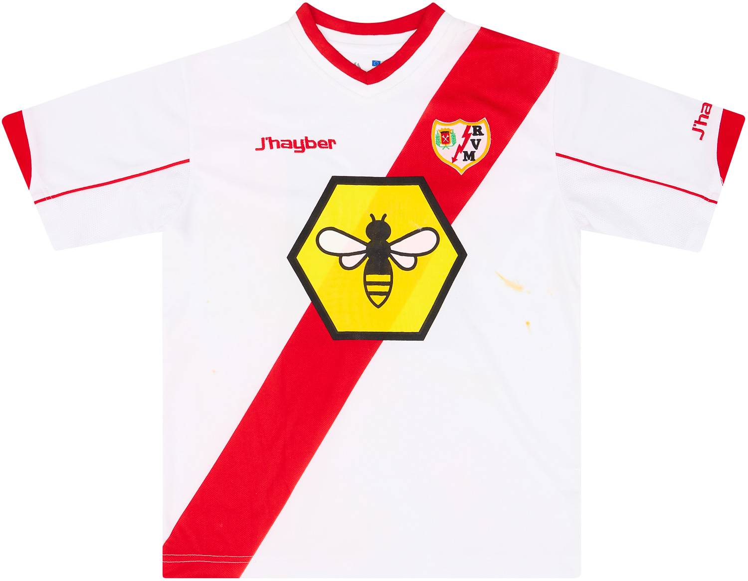 2005-06 Rayo Vallecano Women's Match Issue Home Shirt #21