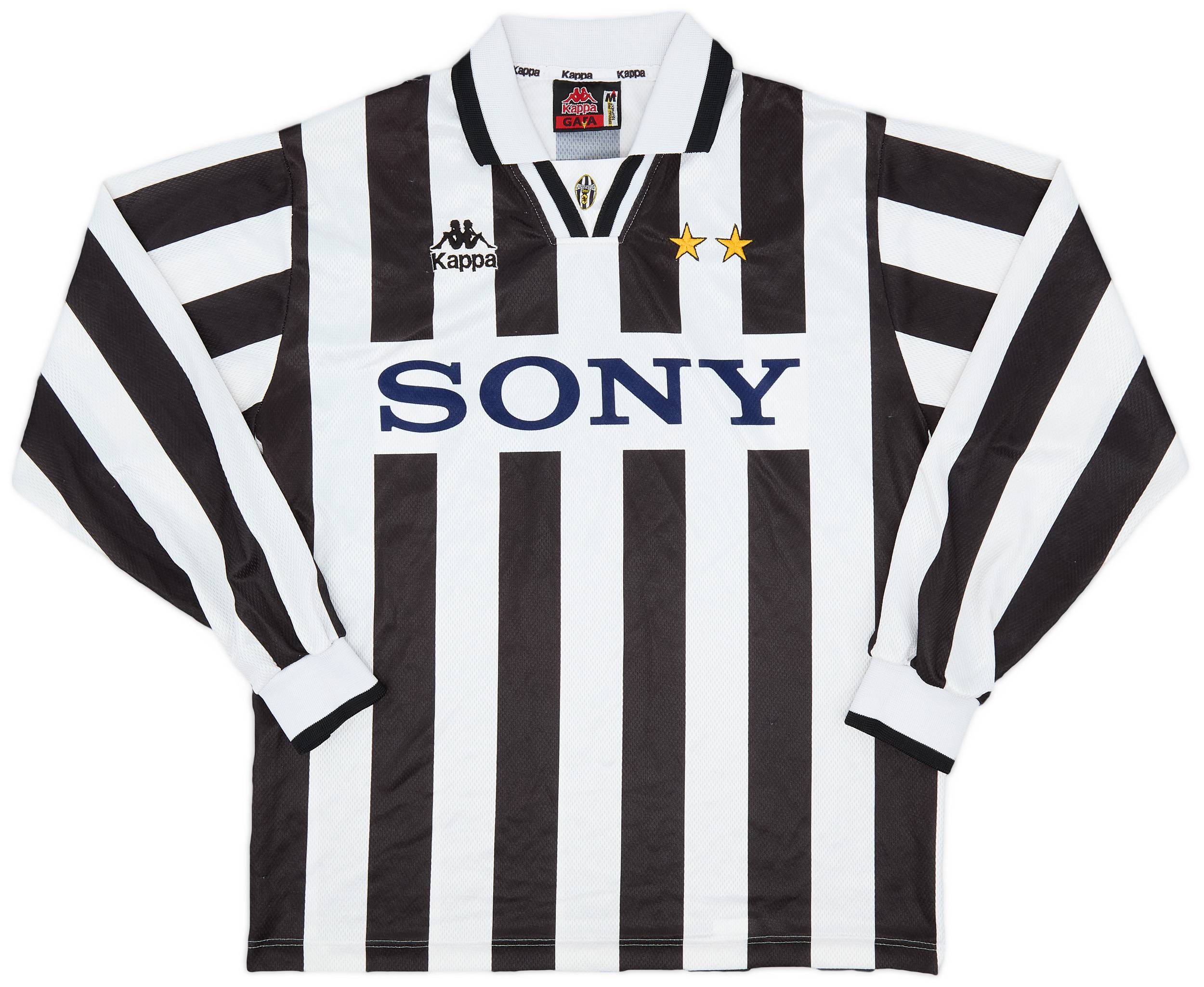1995-97 Juventus Home L/S Shirt - 9/10 - (M)