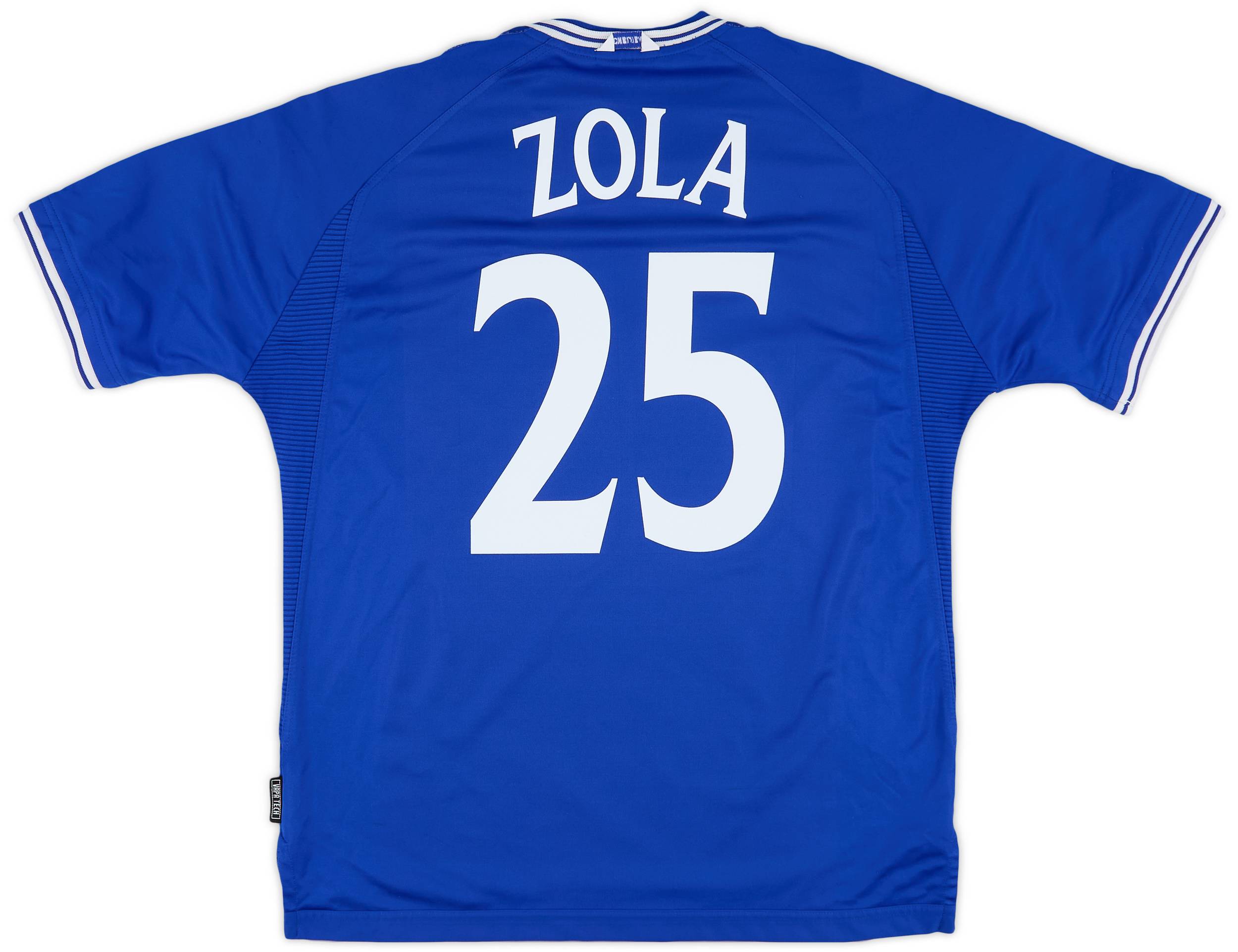 1999-01 Chelsea Home Shirt Zola #25 - 8/10 - (XL)