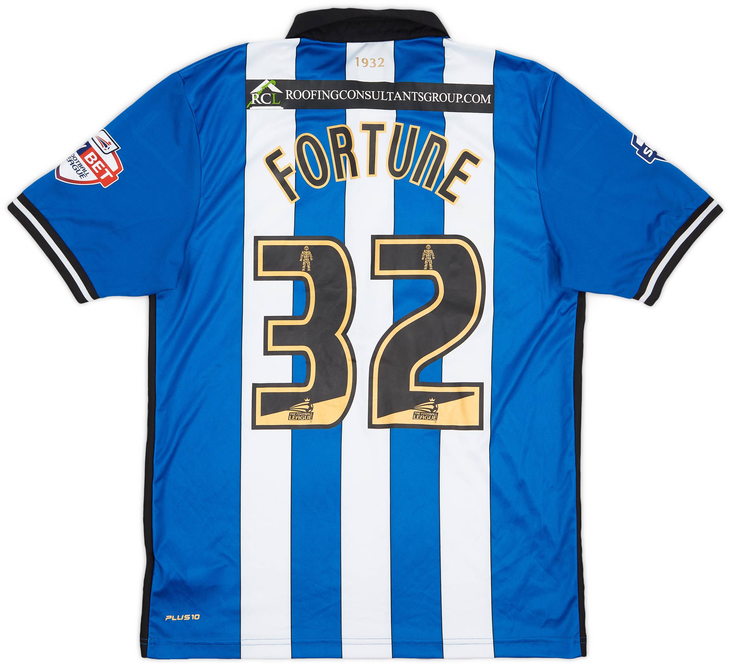 2014-15 Wigan Match Issue Home Shirt Fortune #32