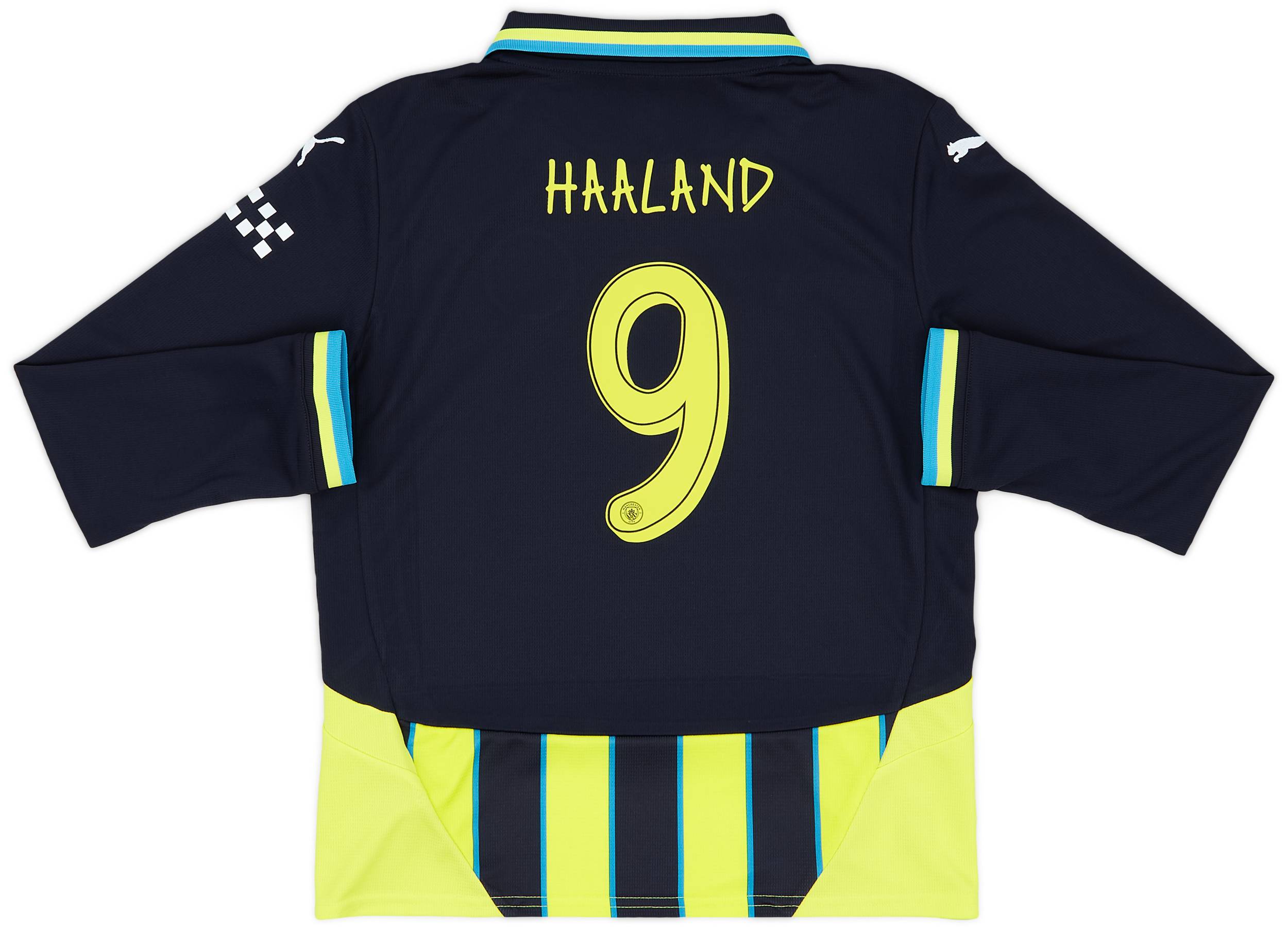 2024-25 Manchester City Away L/S Shirt Haaland #9 (KIDS)