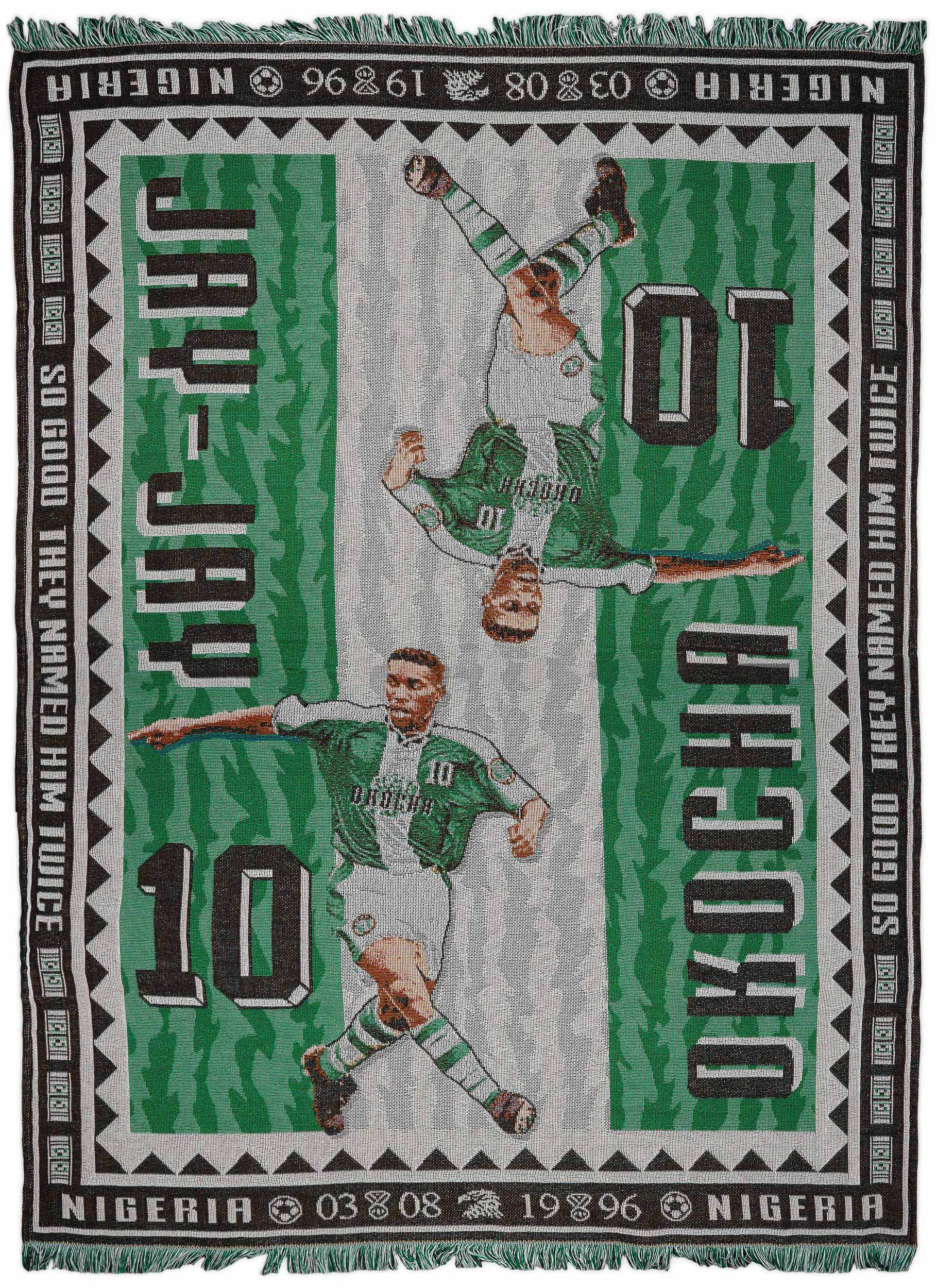 Jay-Jay Okocha Nigeria Tapestry Rug