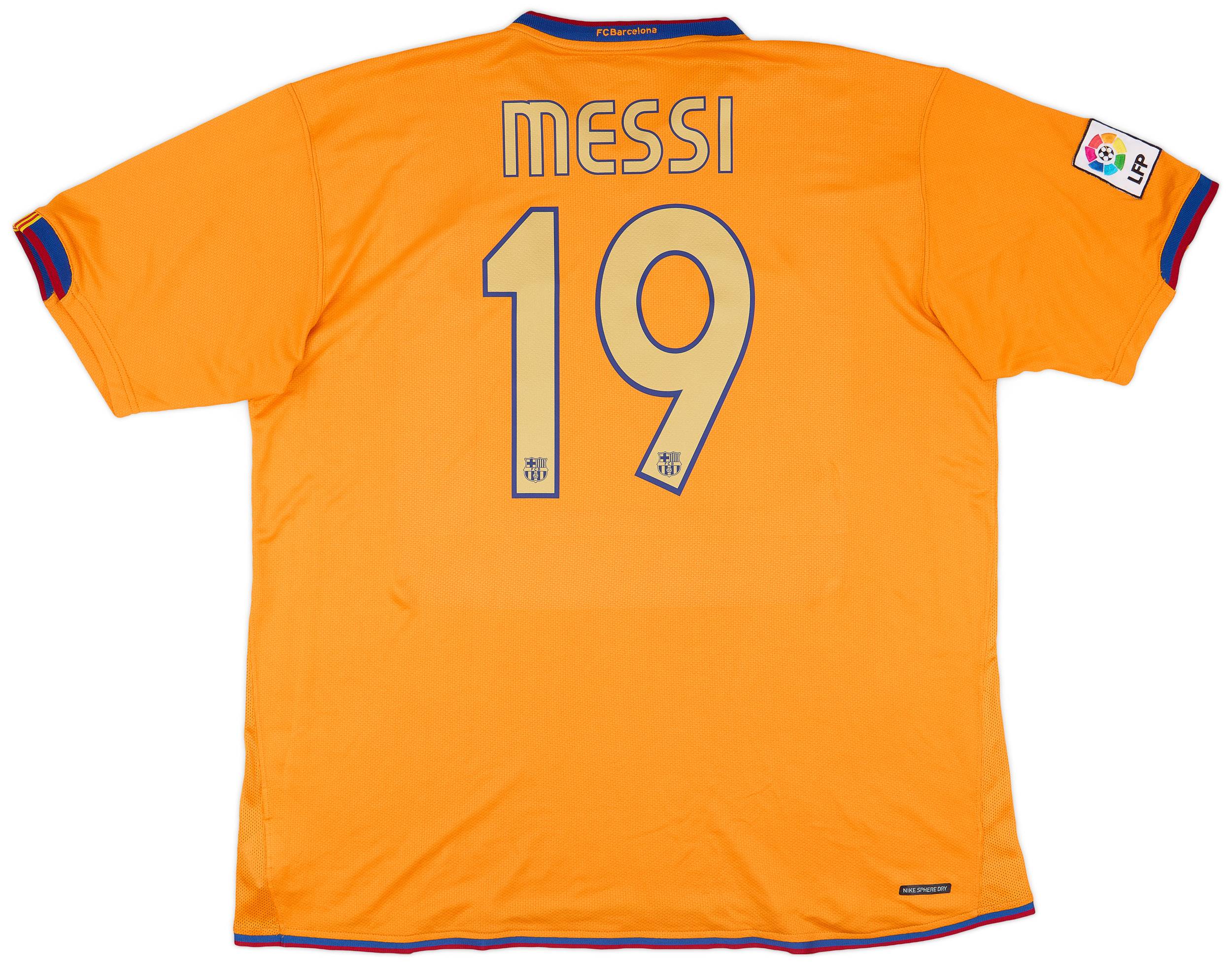 2006-08 Barcelona Away Shirt Messi #19 - 7/10 - (XXL)