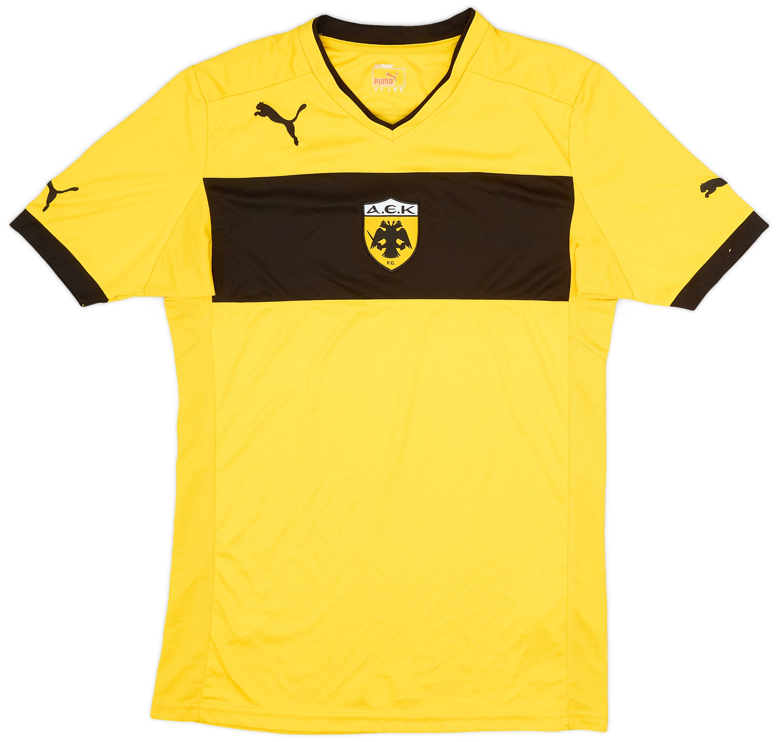2012-13 AEK Athens Home Shirt - 8/10 - (M)