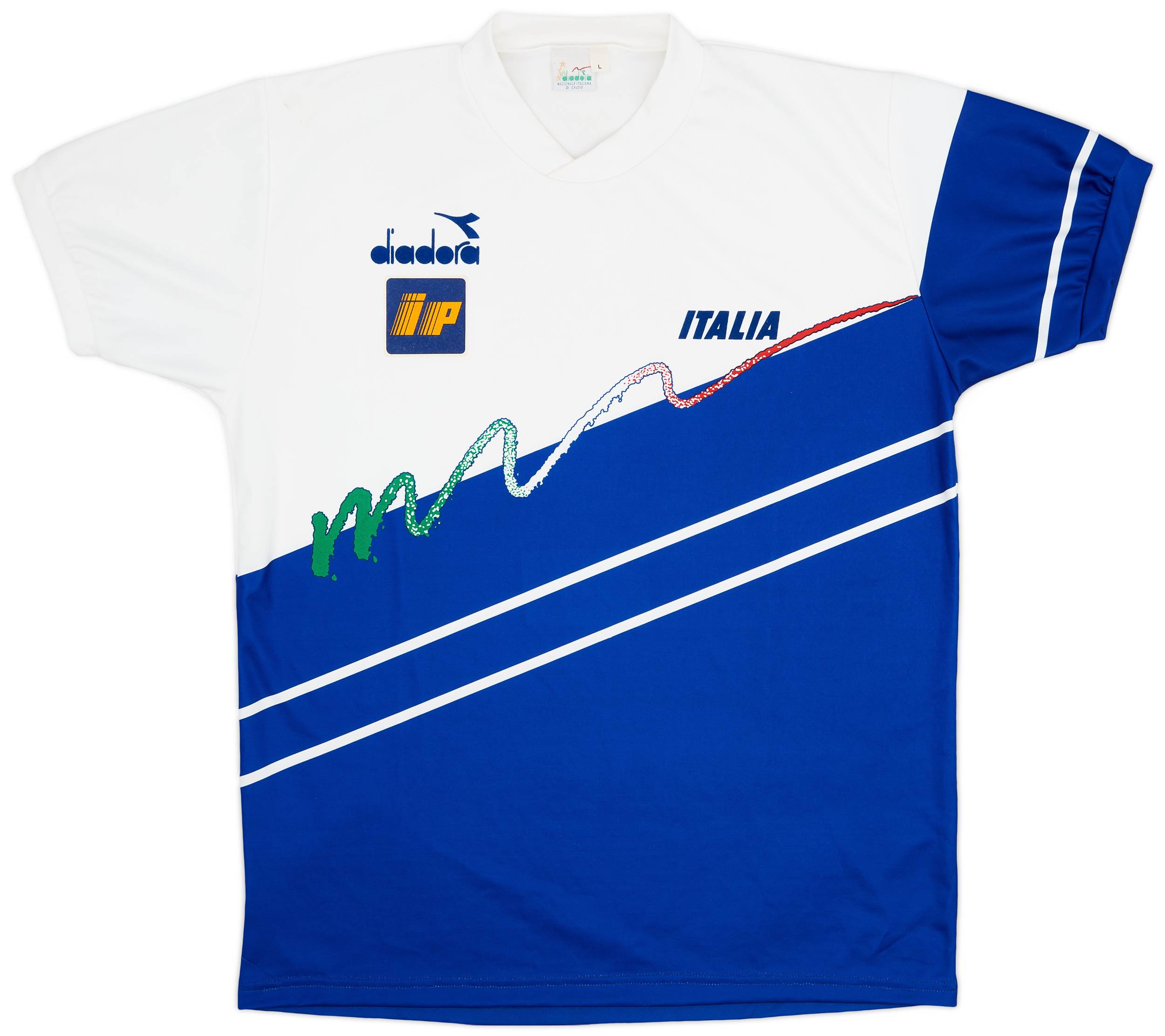 1990-92 Italy Diadora Training Shirt 7/10 (L)