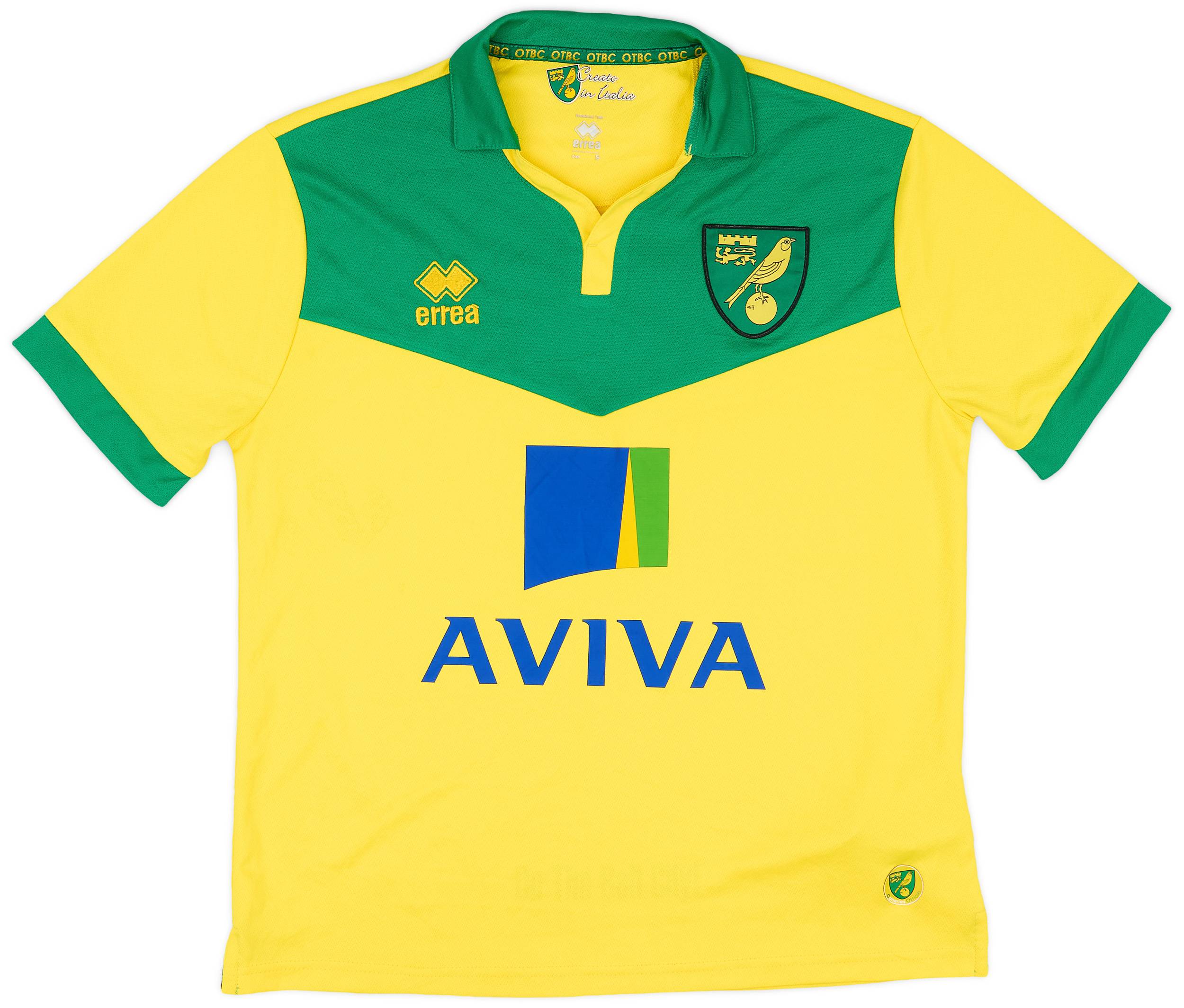 2014-15 Norwich Home Shirt - 9/10 - (S)