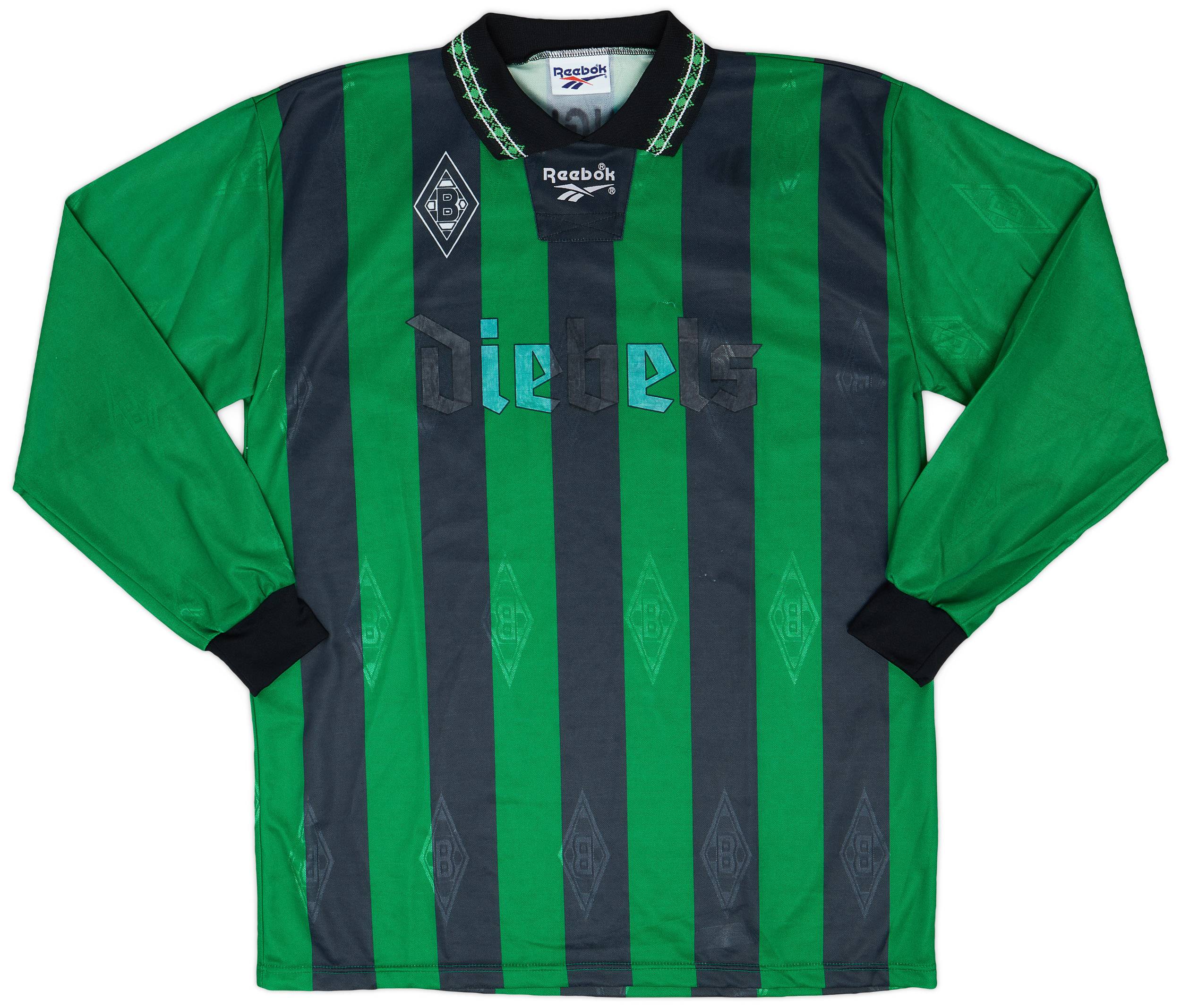 1995-96 Borussia Monchengladbach Away L/S Shirt - 4/10 - (XL)