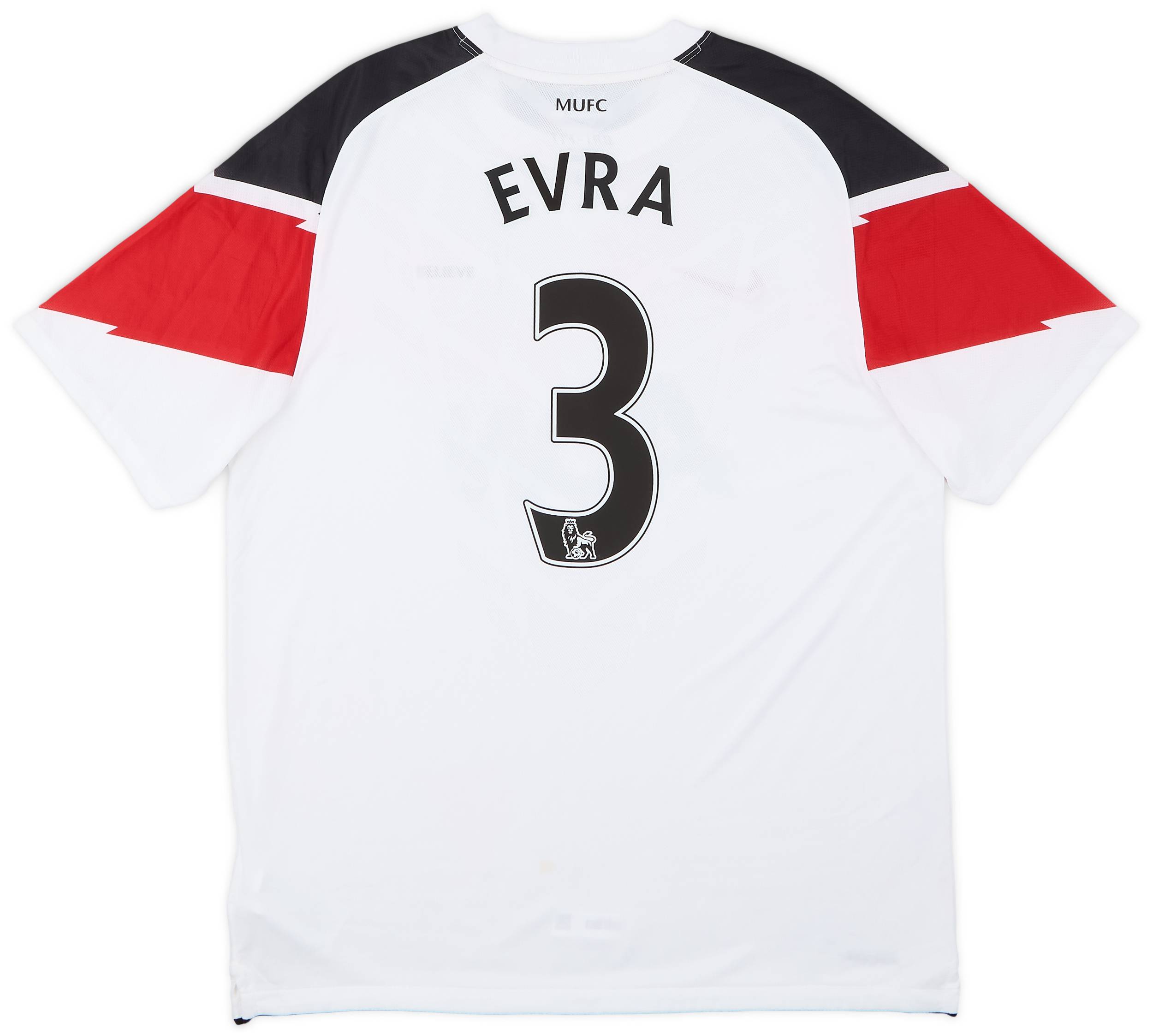 2010-12 Manchester United Away Shirt Evra #3 (L)