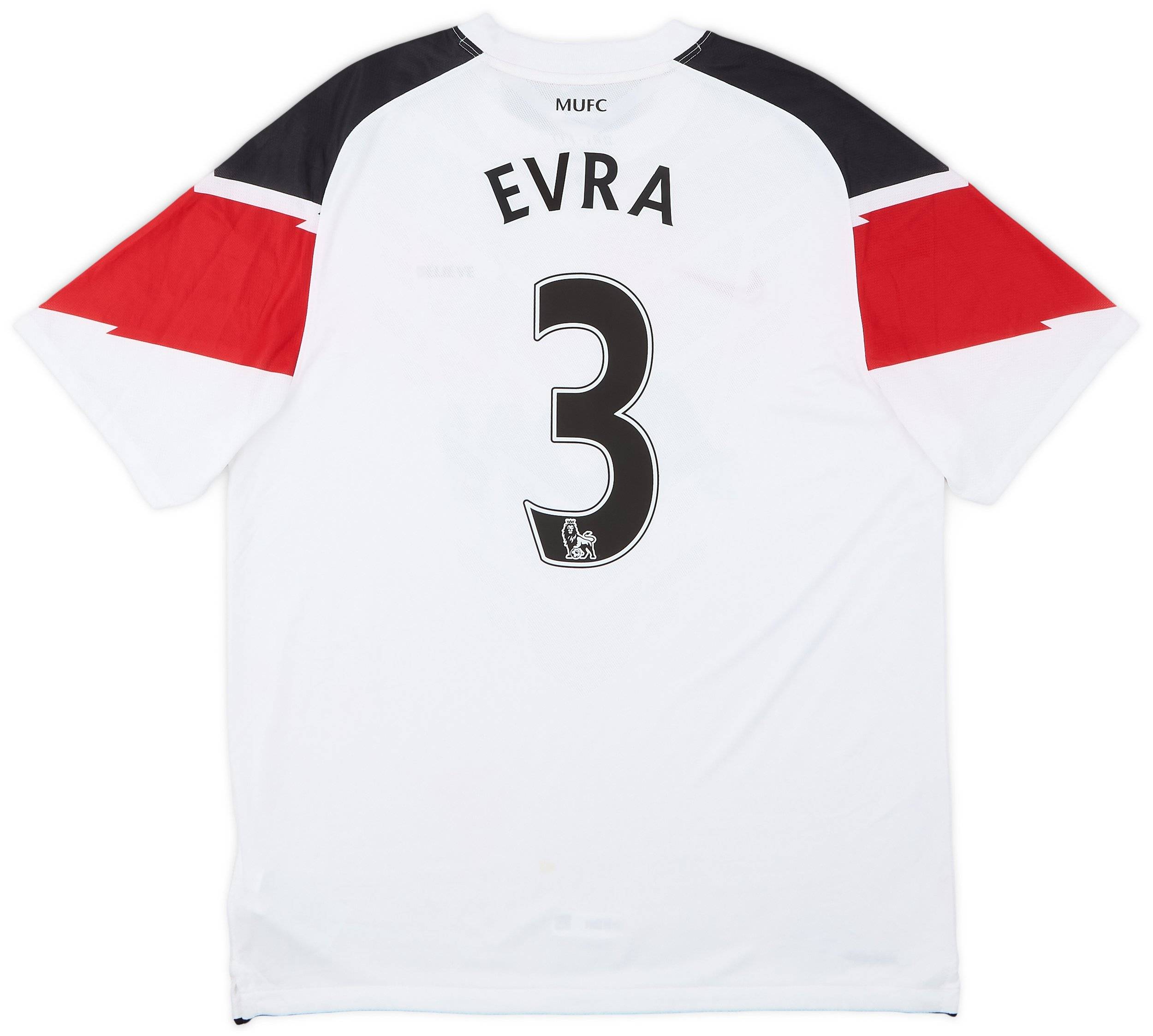2010-12 Manchester United Away Shirt Evra #3