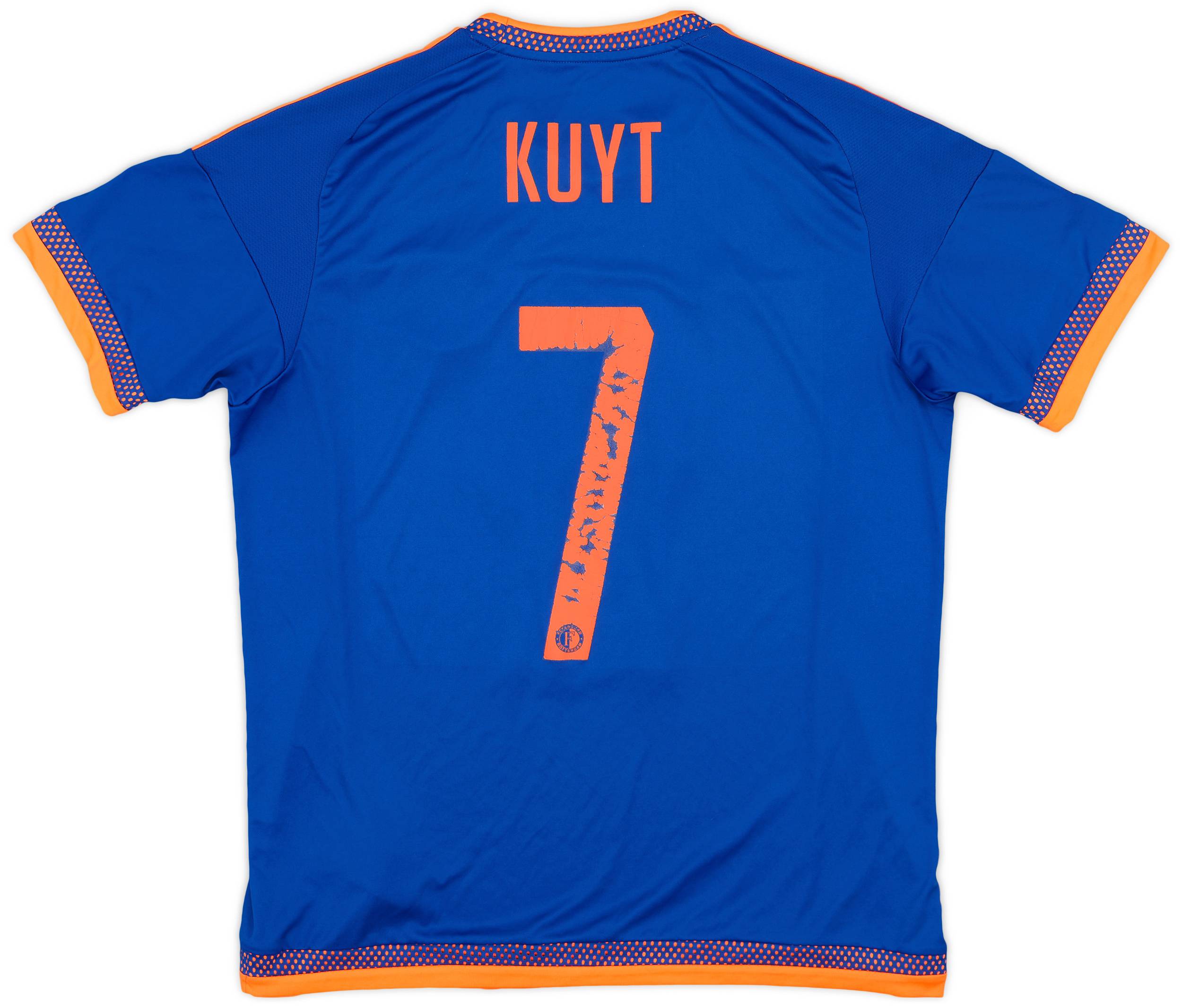 2015-16 Feyenoord Away Shirt Kuyt #7 - 5/10 - (L)