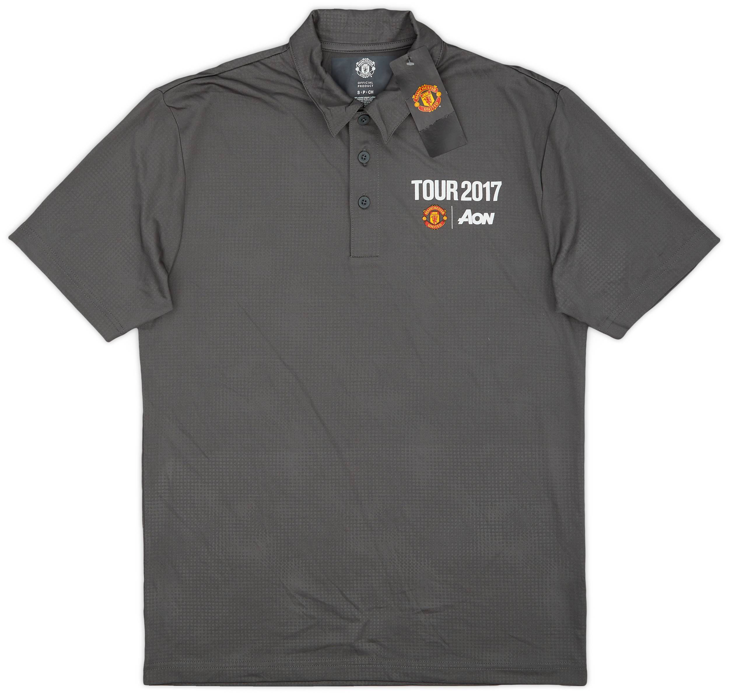 2017-18 Manchester United Polo Shirt (S)