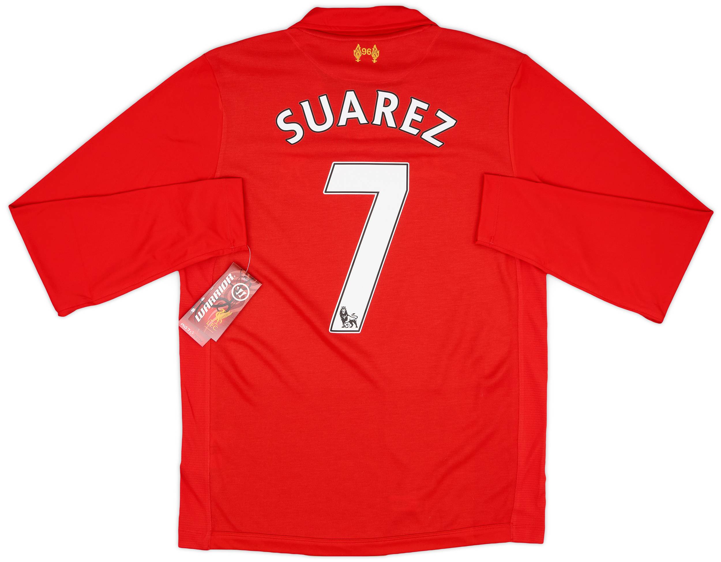 2012-13 Liverpool Home L/S Shirt Suarez #7 (S)