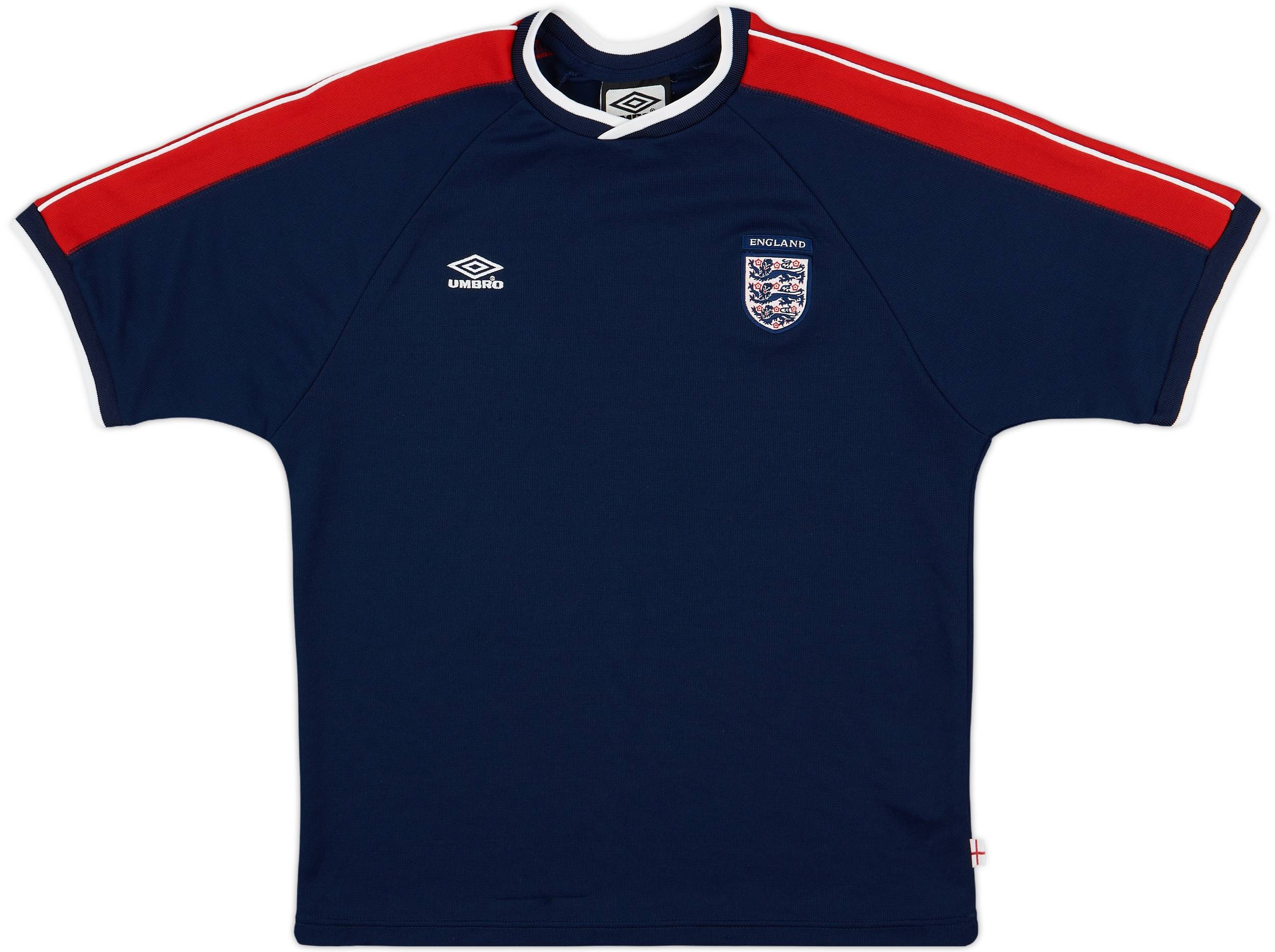 2000-01 England Umbro Training Shirt - 9/10 - (M)
