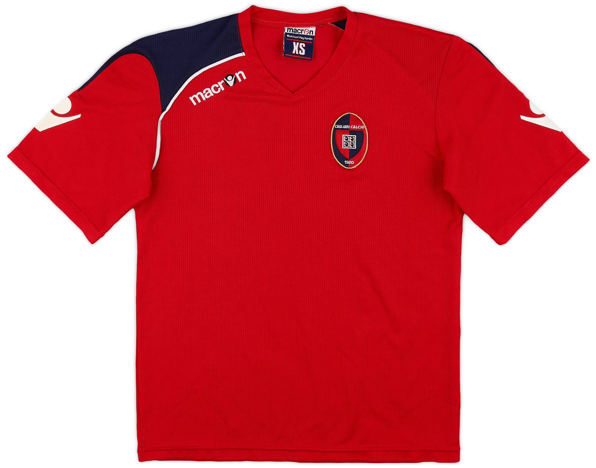 2009-10 Cagliari Macron Training Shirt - 8/10 - (XS)