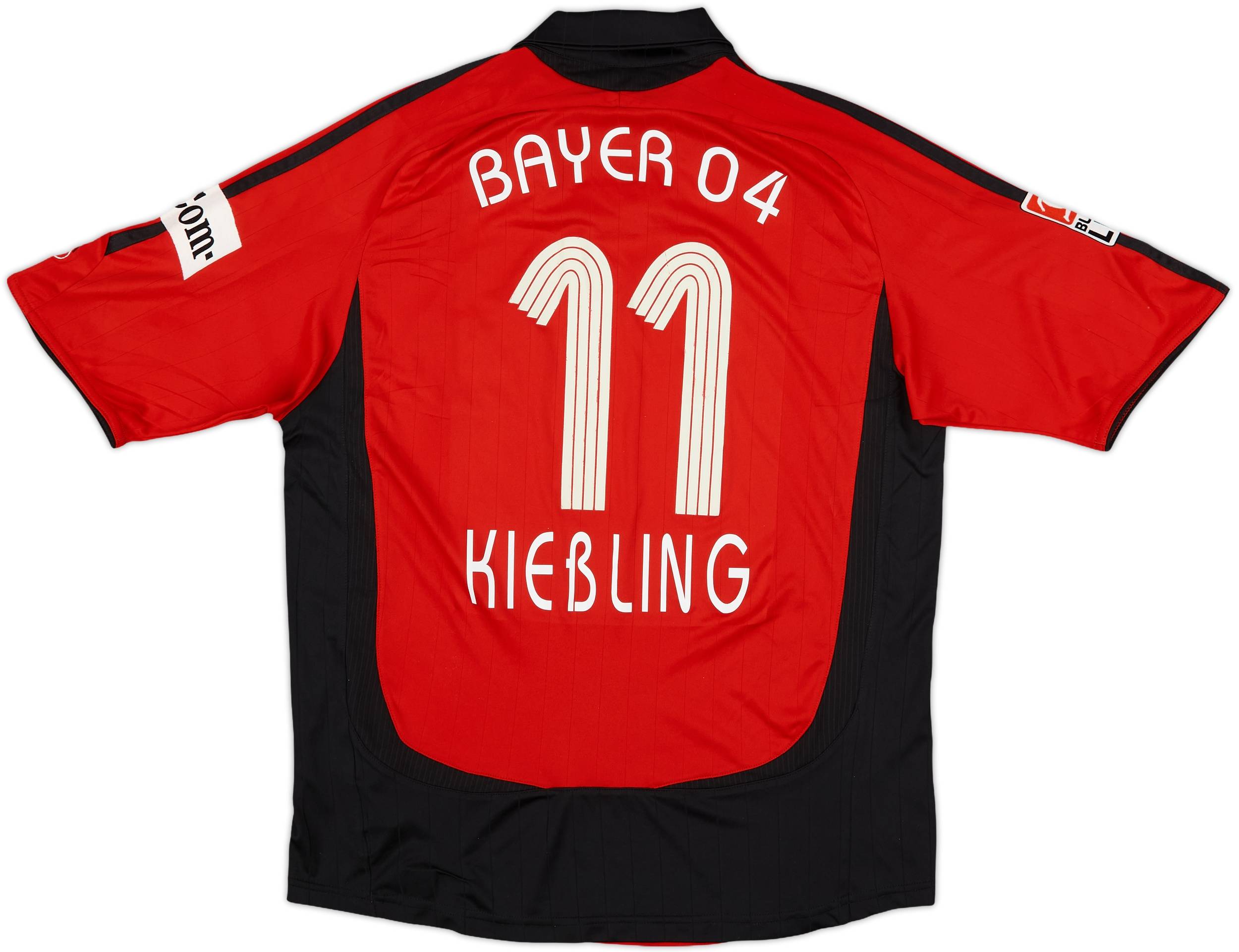 レバークーゼン　BAYER 04 KIEBLING 11 ユニフォーム Sサイズ 2007-08 Bayer Leverkusen Home Shirt Kiessling #11 - 5/10