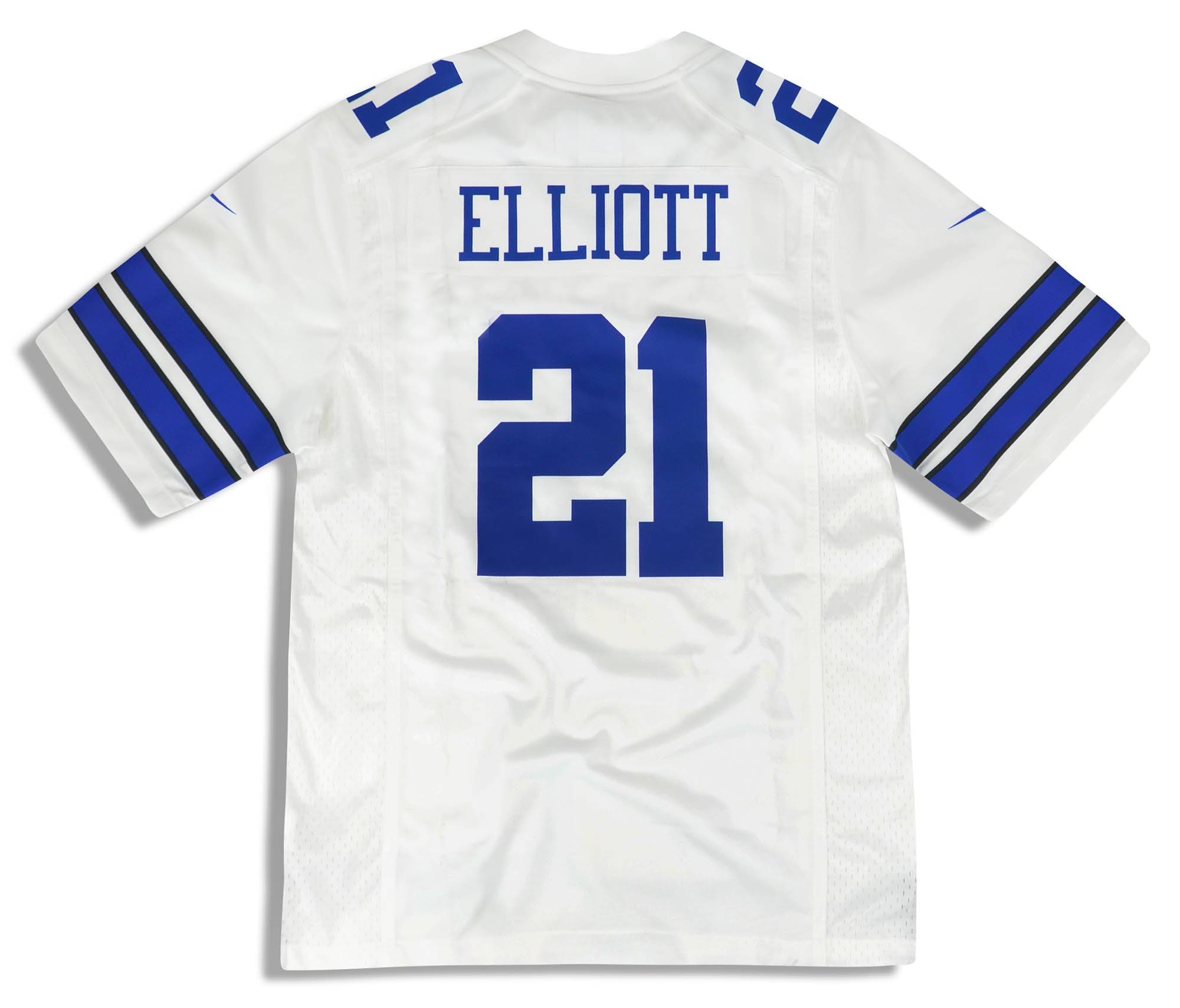 2018-19 Dallas Cowboys Elliott #21 Nike Game Jersey (Away) S W/Tags