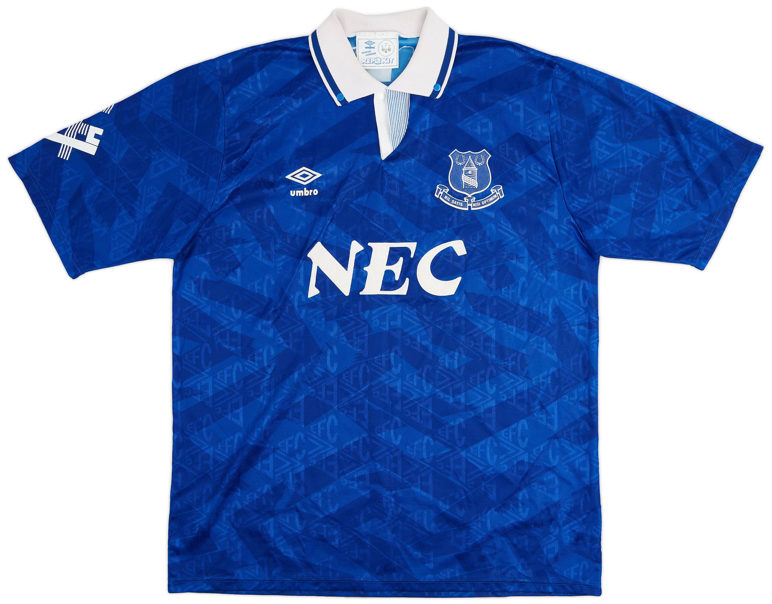 1991-93 Everton Home Shirt - 8/10 - (XL)