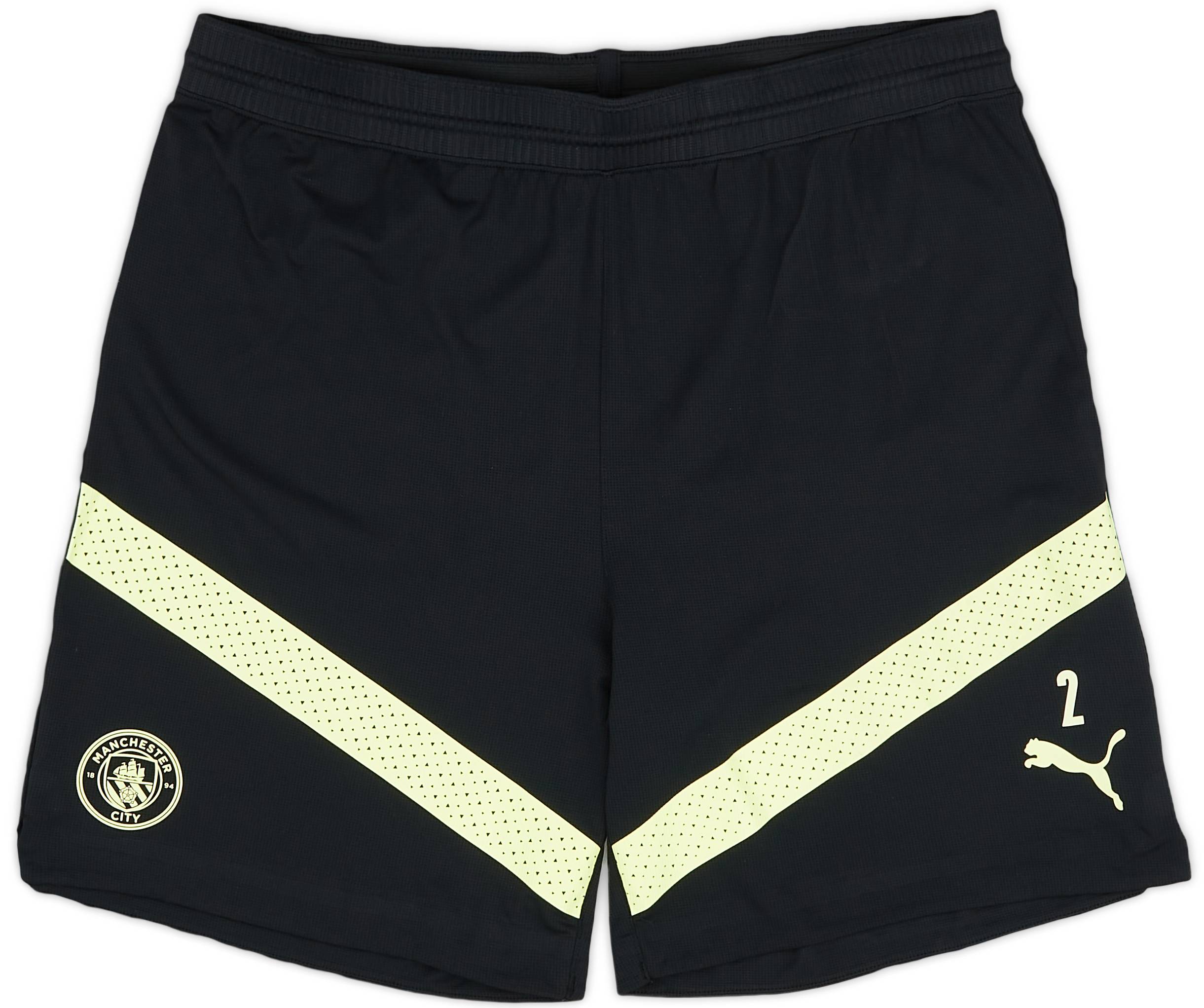 2022-23 Manchester City Player Issue Training Shorts # - 7/10