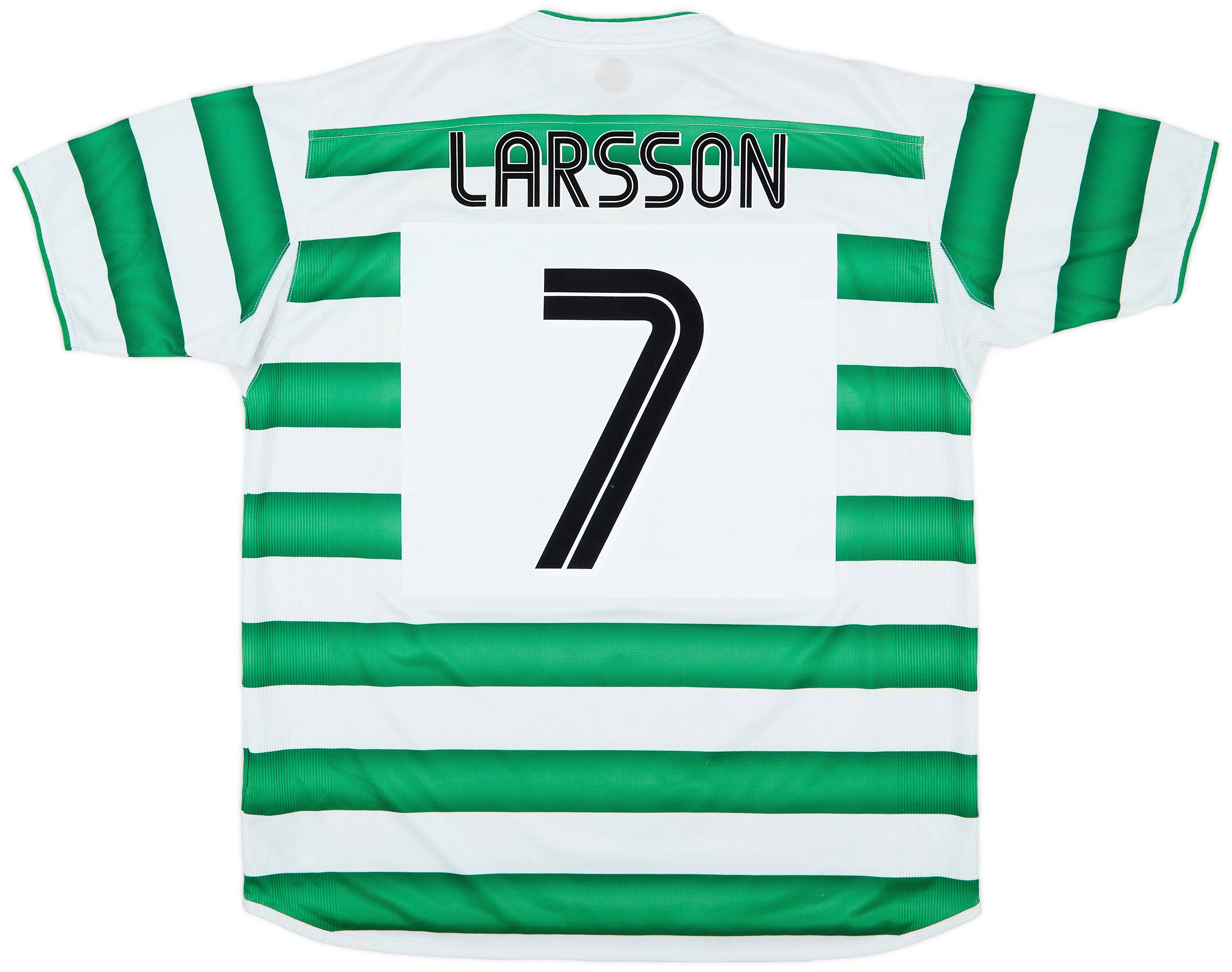 2003-04 Celtic Home Shirt Larsson #7 - 6/10 - (XXL)