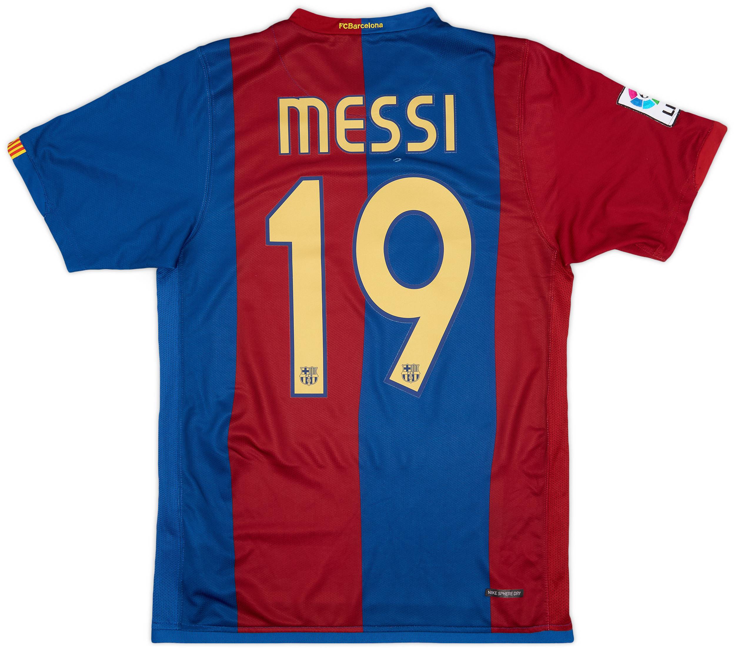 2006-07 Barcelona Home Shirt Messi #19 - 5/10 - (S)