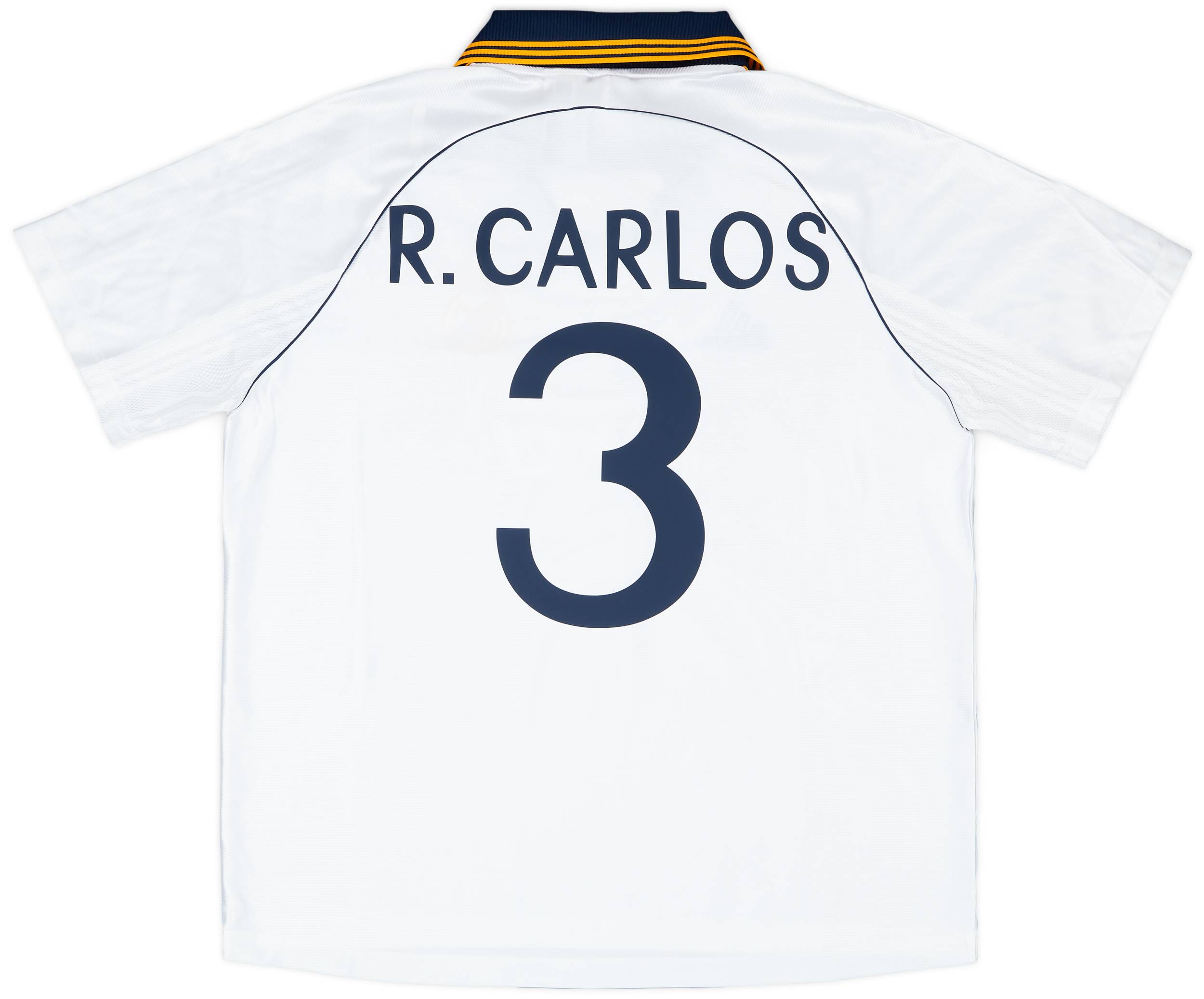 1999-00 Real Madrid adidas Reissue Home Shirt R.Carlos #3