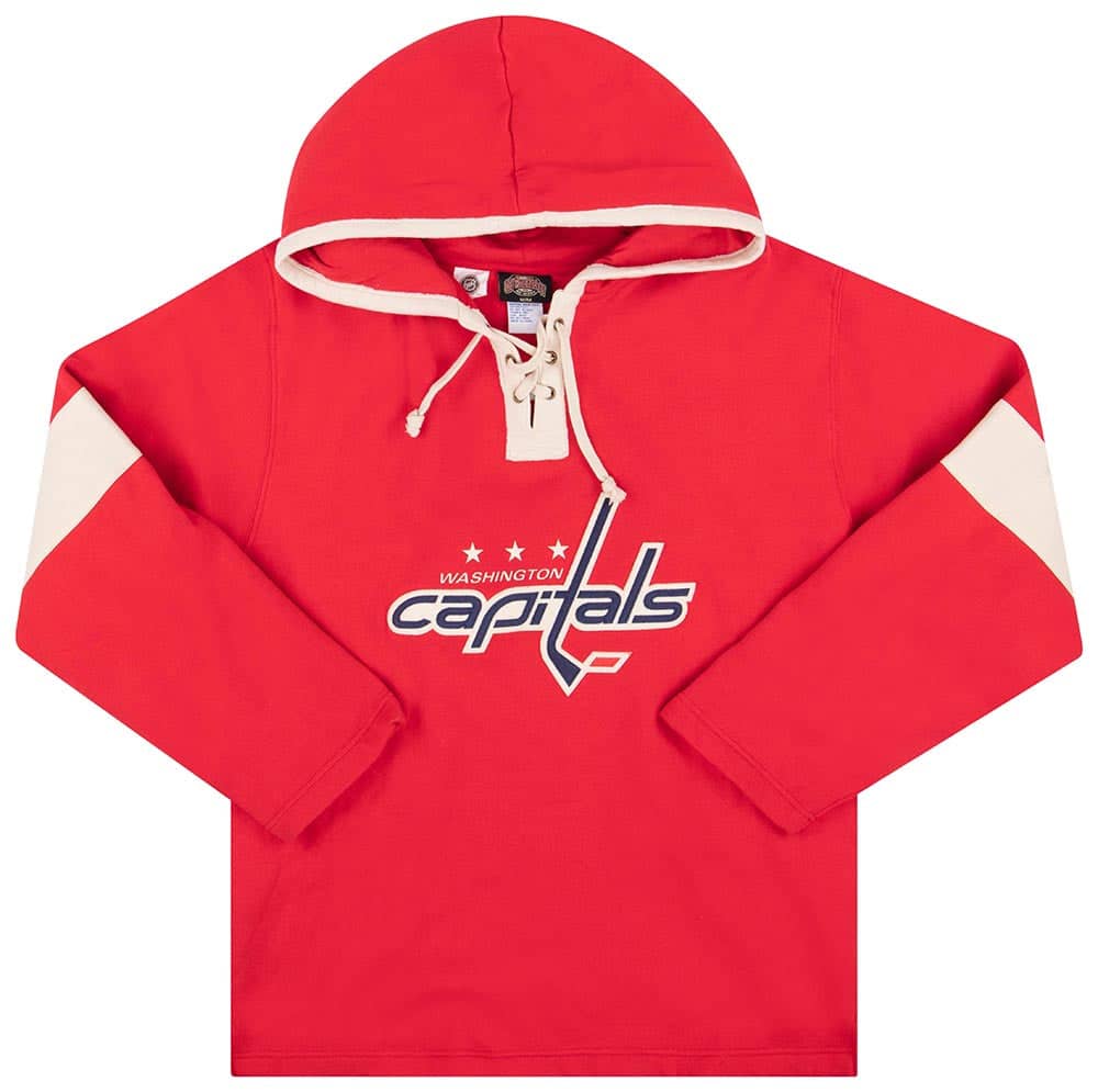 2010s Washington Capitals Ovechkin #8 Old Time Hockey Hooded Sweat Top M