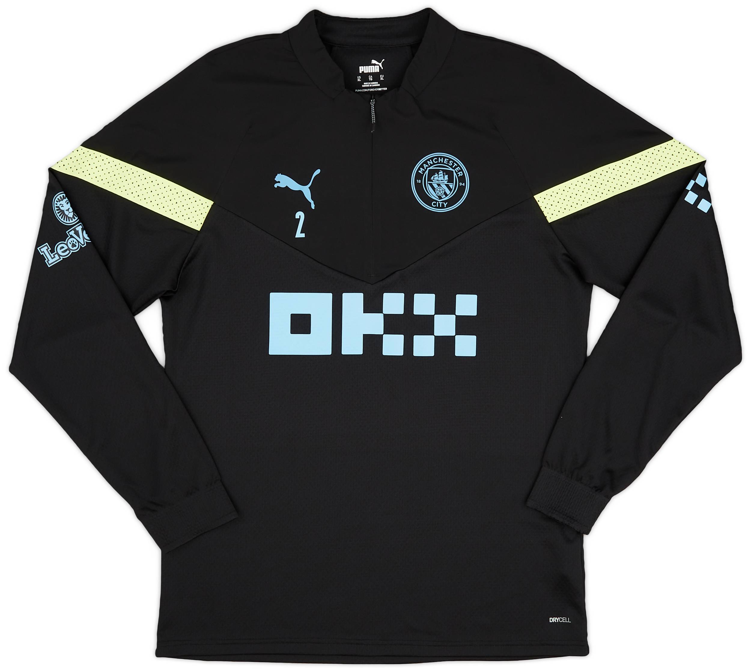 マンチェスター・シティ 2022/23 WALKER kit 2022-23 Manchester City Player Issue 1/4 Zip Training Top #2
