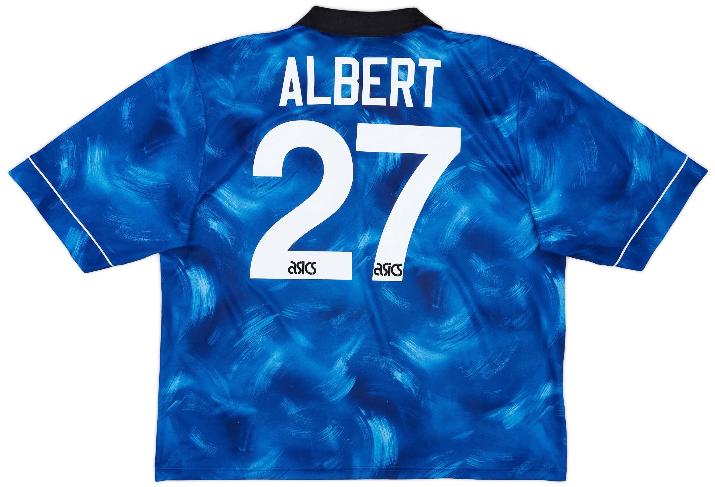 1993-95 Newcastle Away Shirt Albert #27 - 8/10 - (XXL)