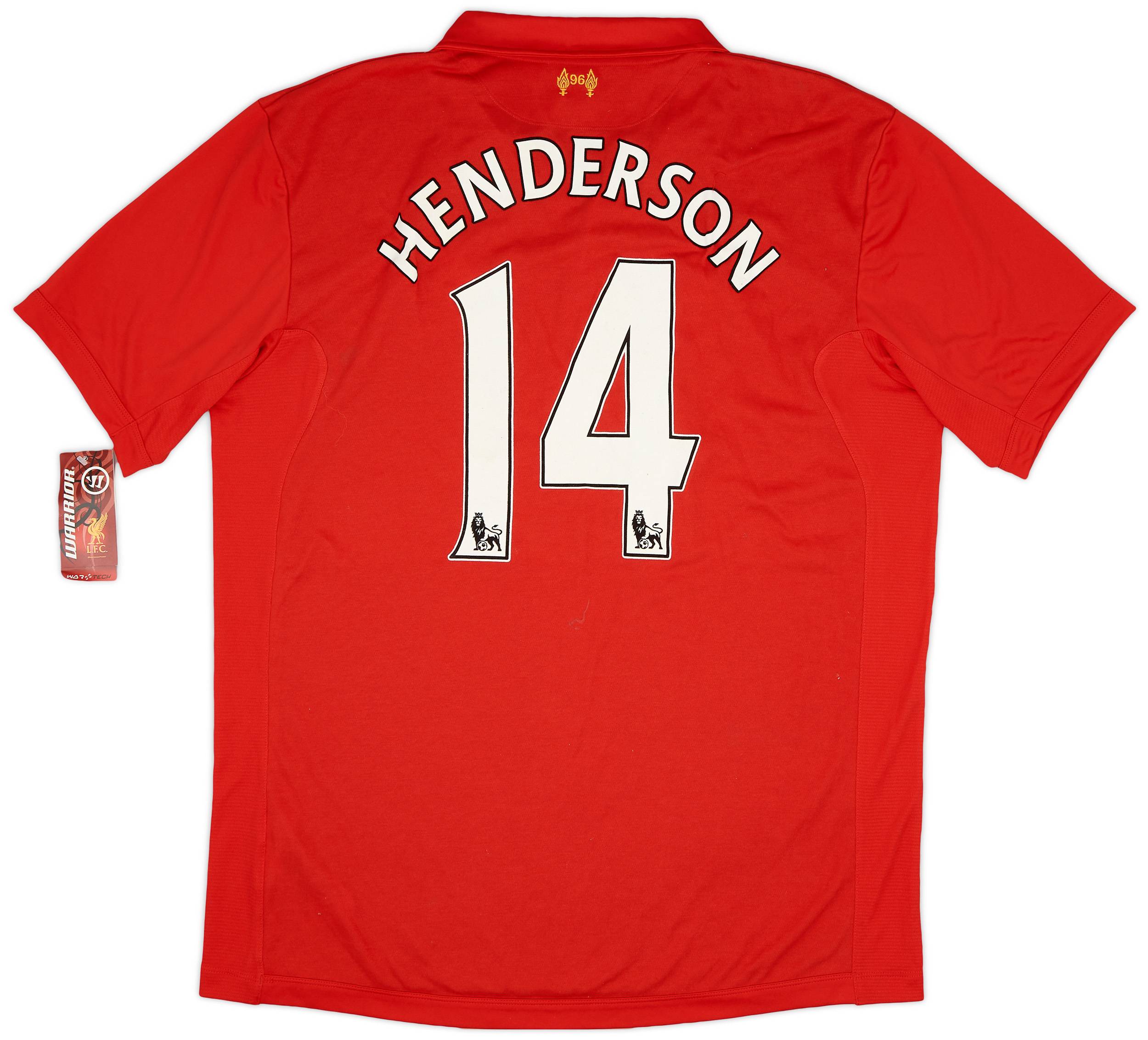 2012-13 Liverpool Home Shirt Henderson #14 (XXL)