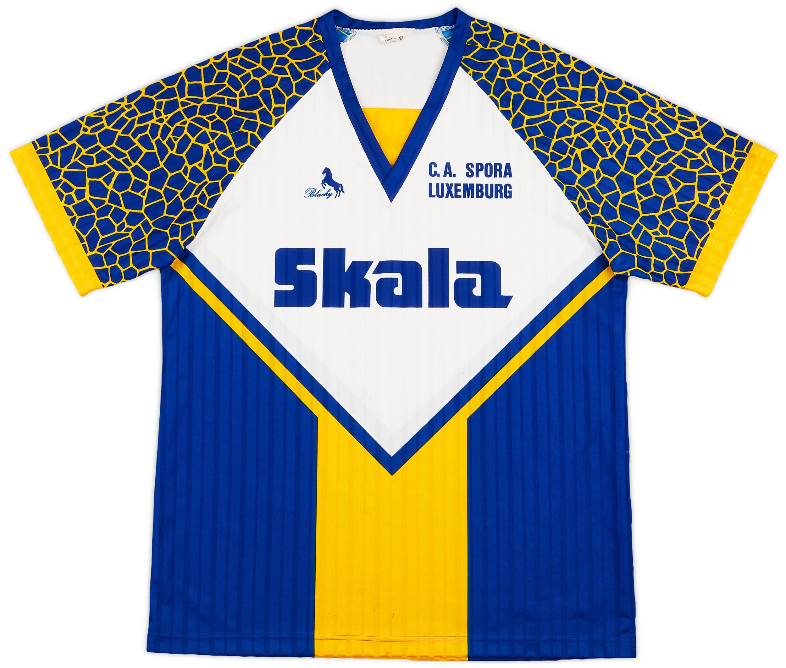 1991-92 Spora Luxemburg Home Shirt - 8/10 - (L)