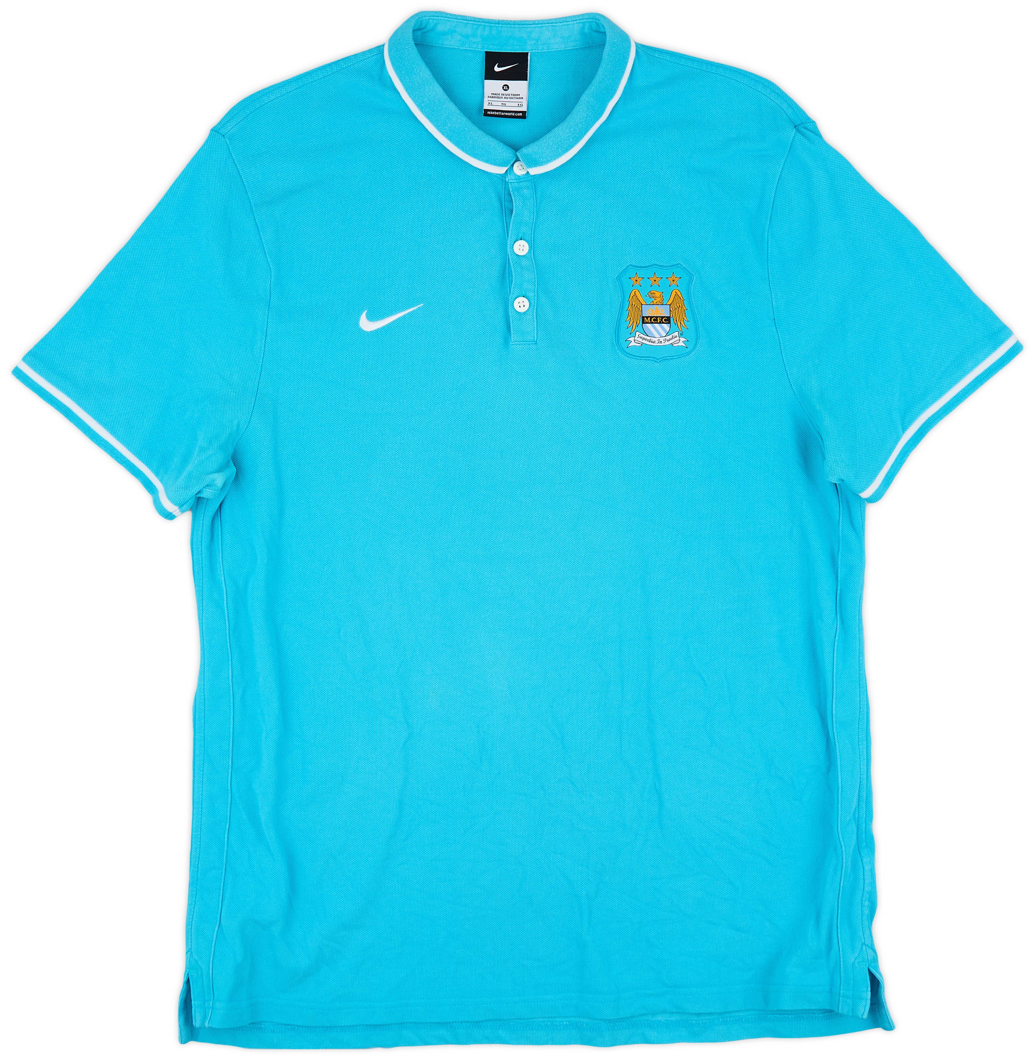 2015-16 Manchester City Nike Polo Shirt - 9/10 - (XL)
