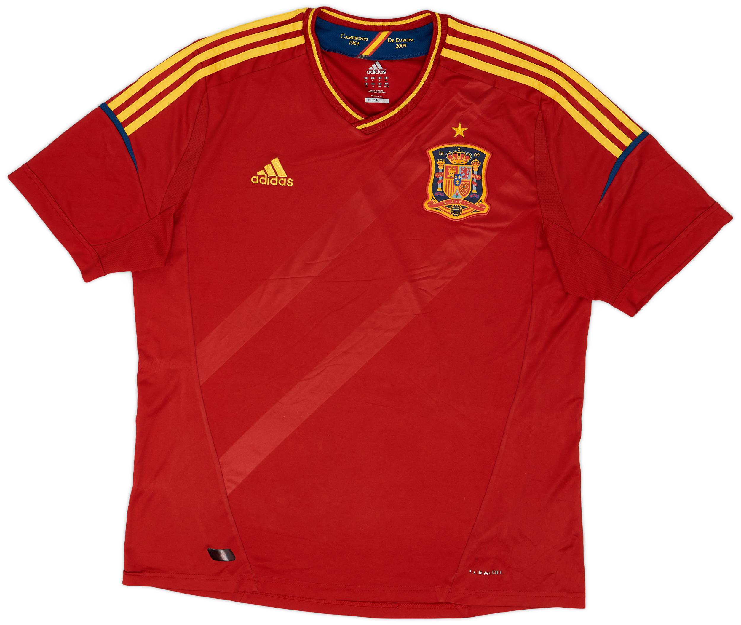 2011-12 Spain Home Shirt - 7/10 - (XL)