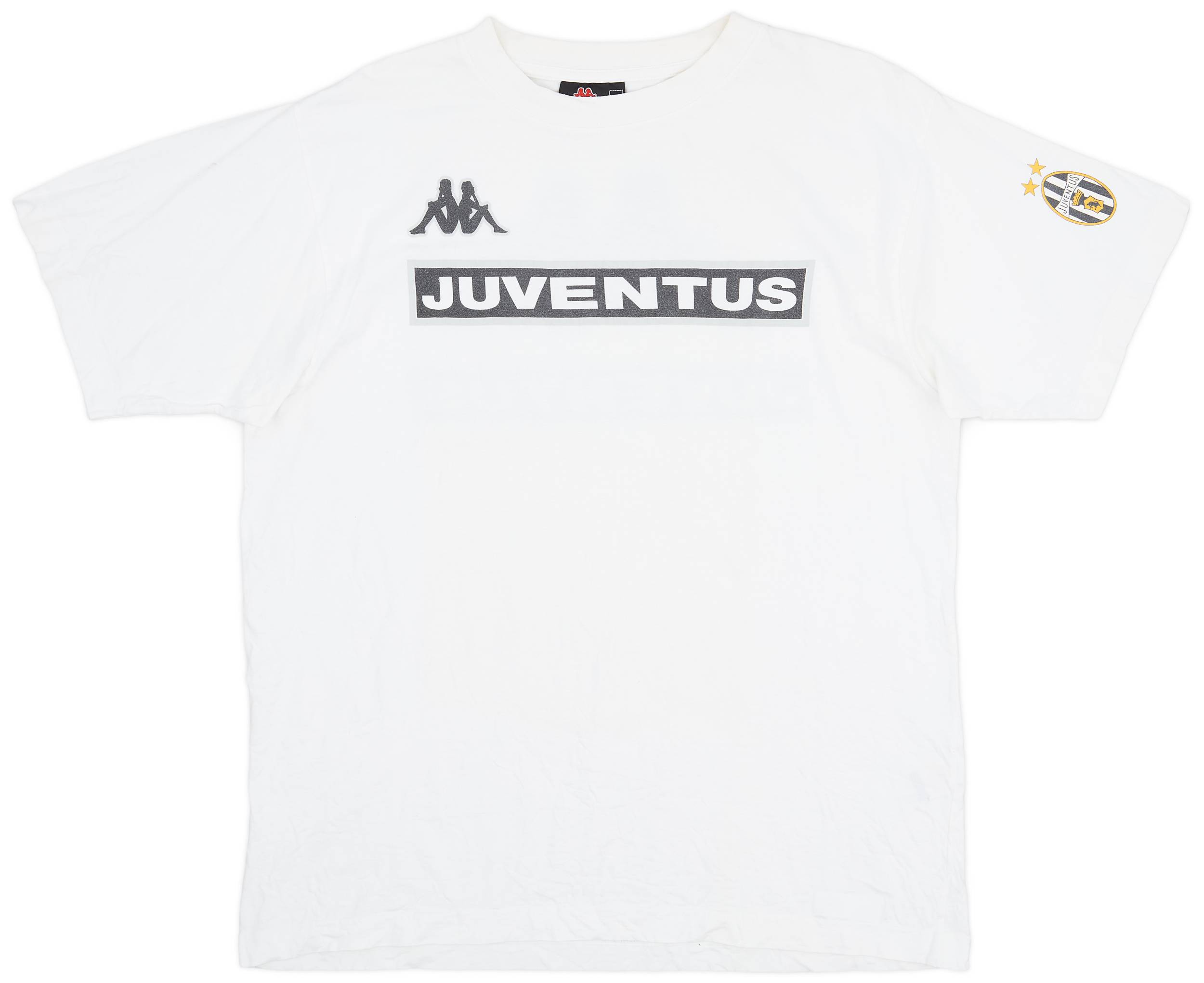 1998-99 Juventus Kappa Cotton Tee - 8/10 - (XL)