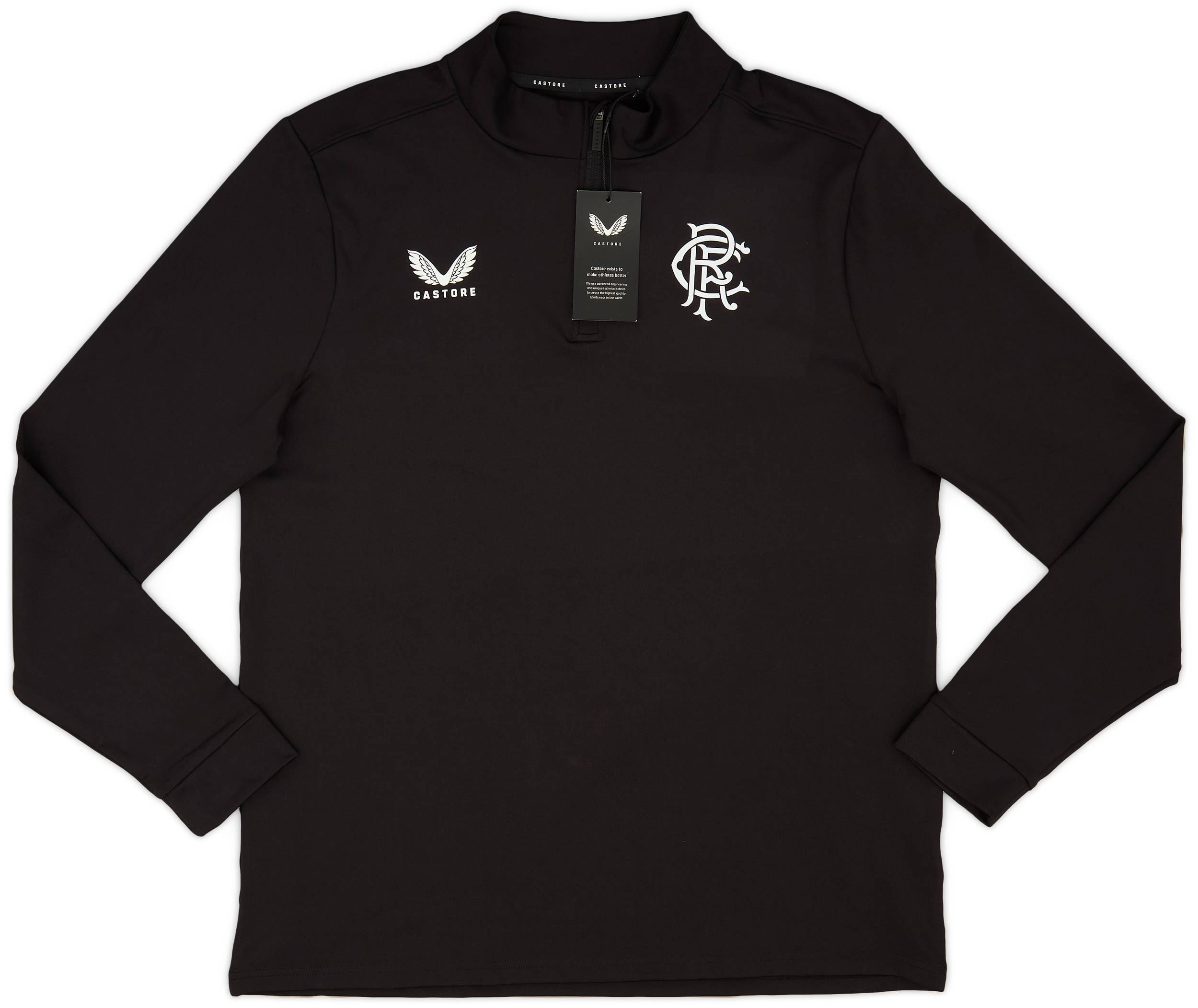 2023-24 Rangers Castore 1/4 Zip Training Top (L)