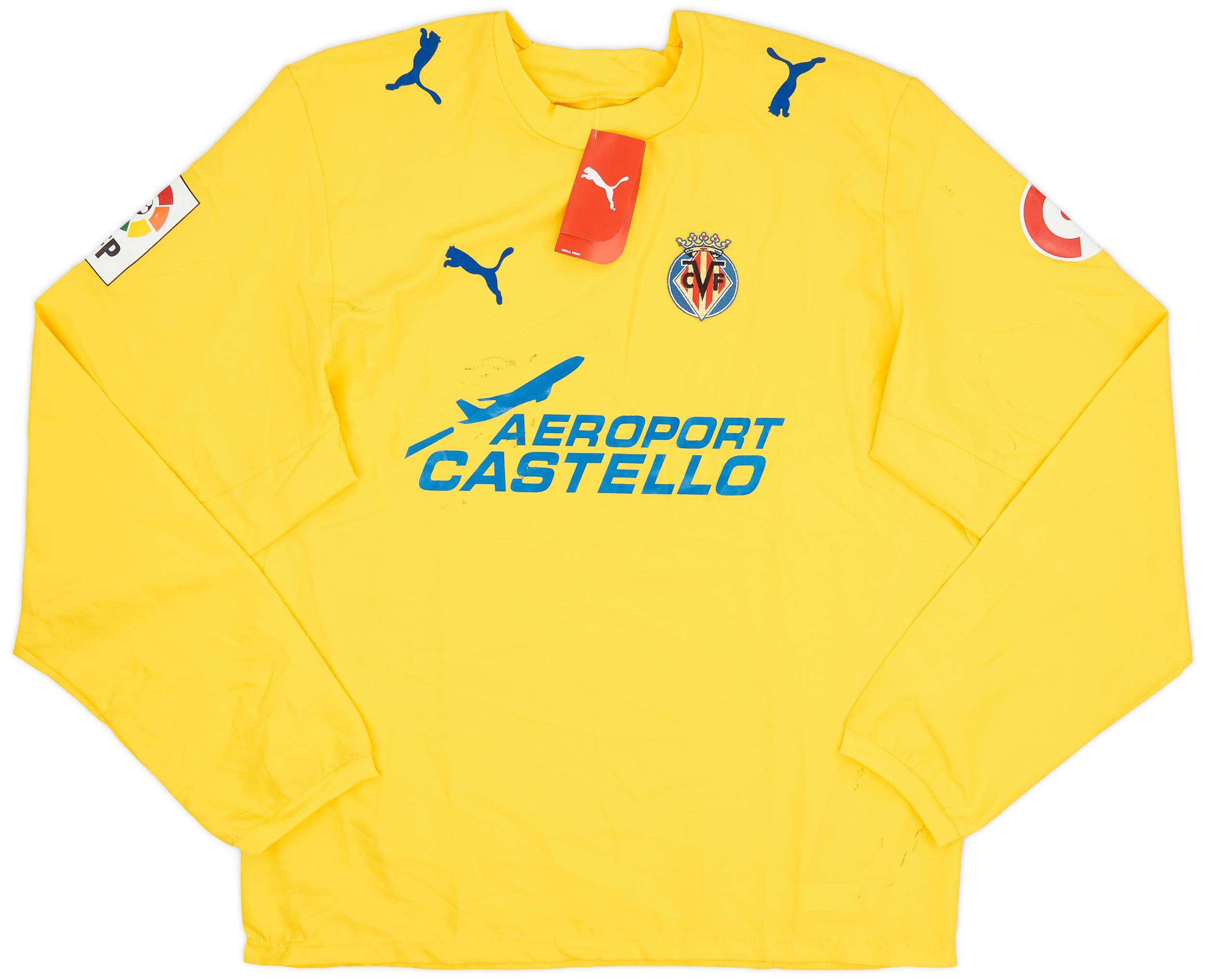 2006-07 Villarreal Home L/S Shirt (L)