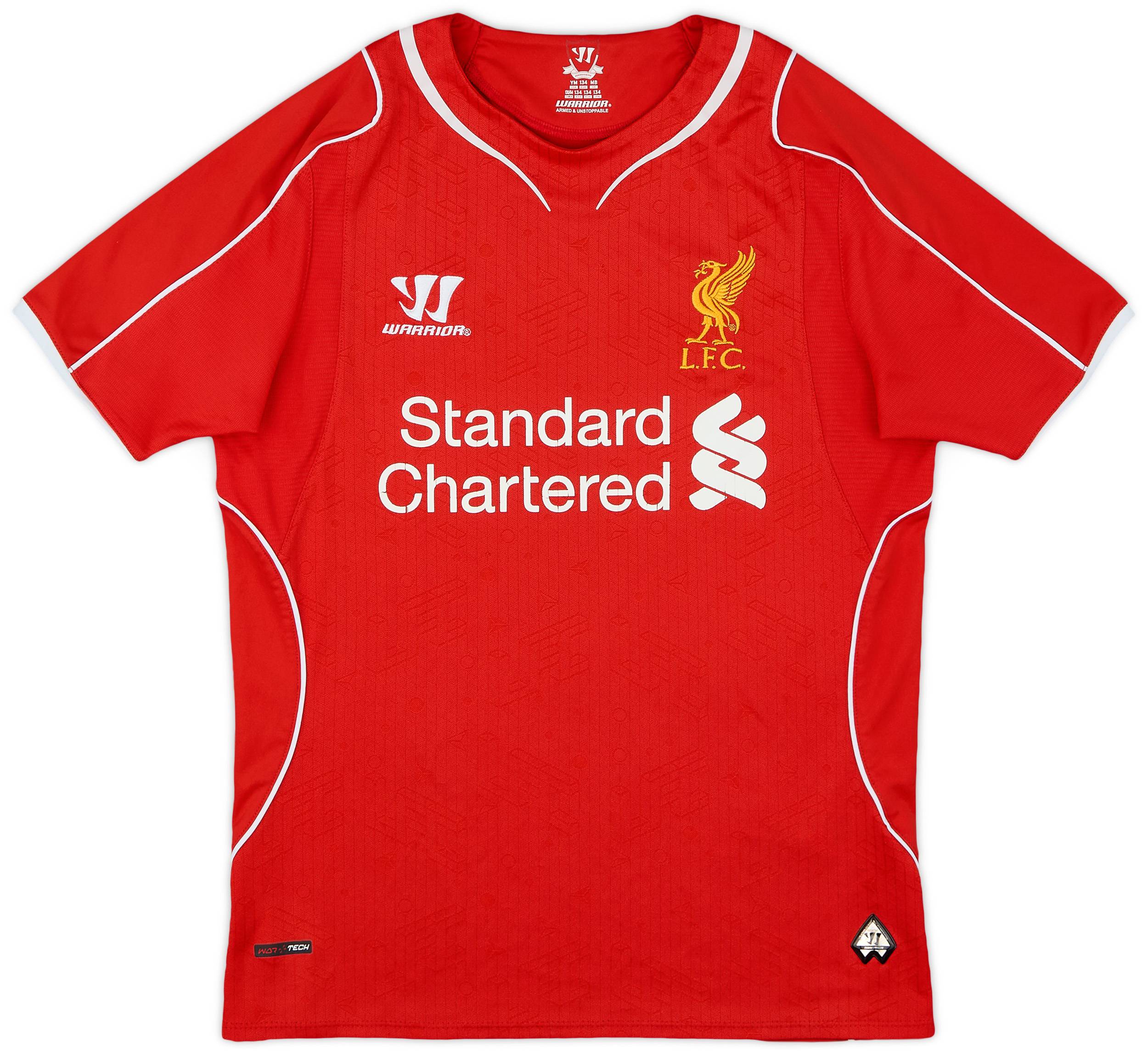 2014-15 Liverpool Home Shirt - 5/10 - (M.Boys)